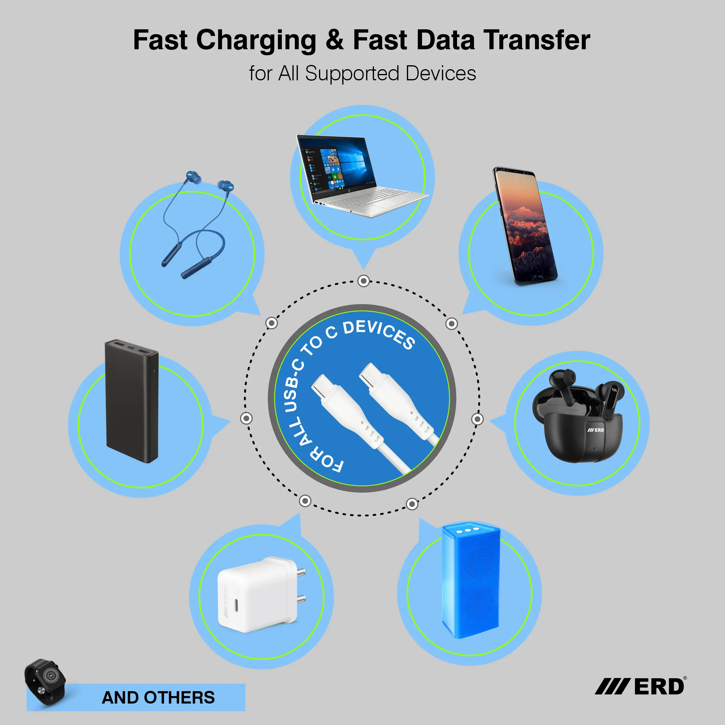 ERD UC-216 USB-C TO C CABLE MW 65W - Image 7