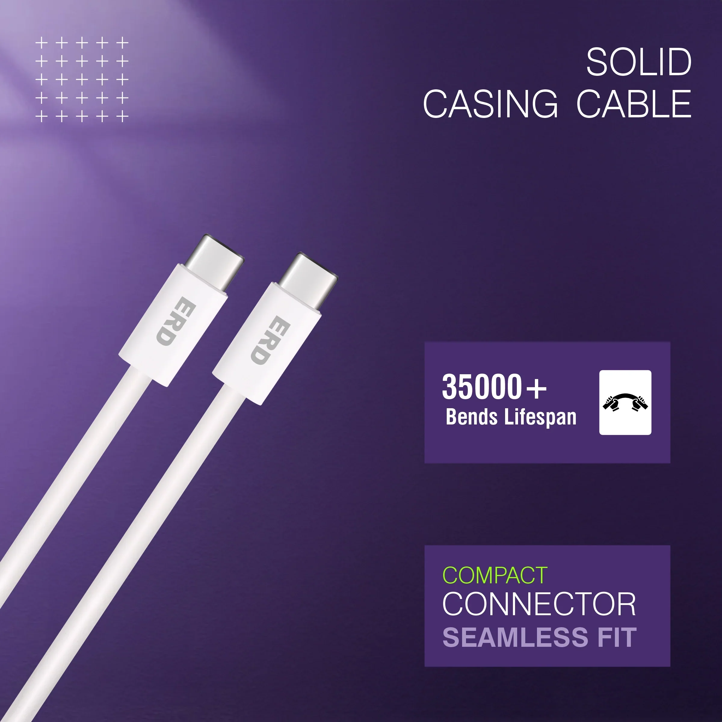 ERD UC-303 USB-C TO C Data Cable-65W - Image 4