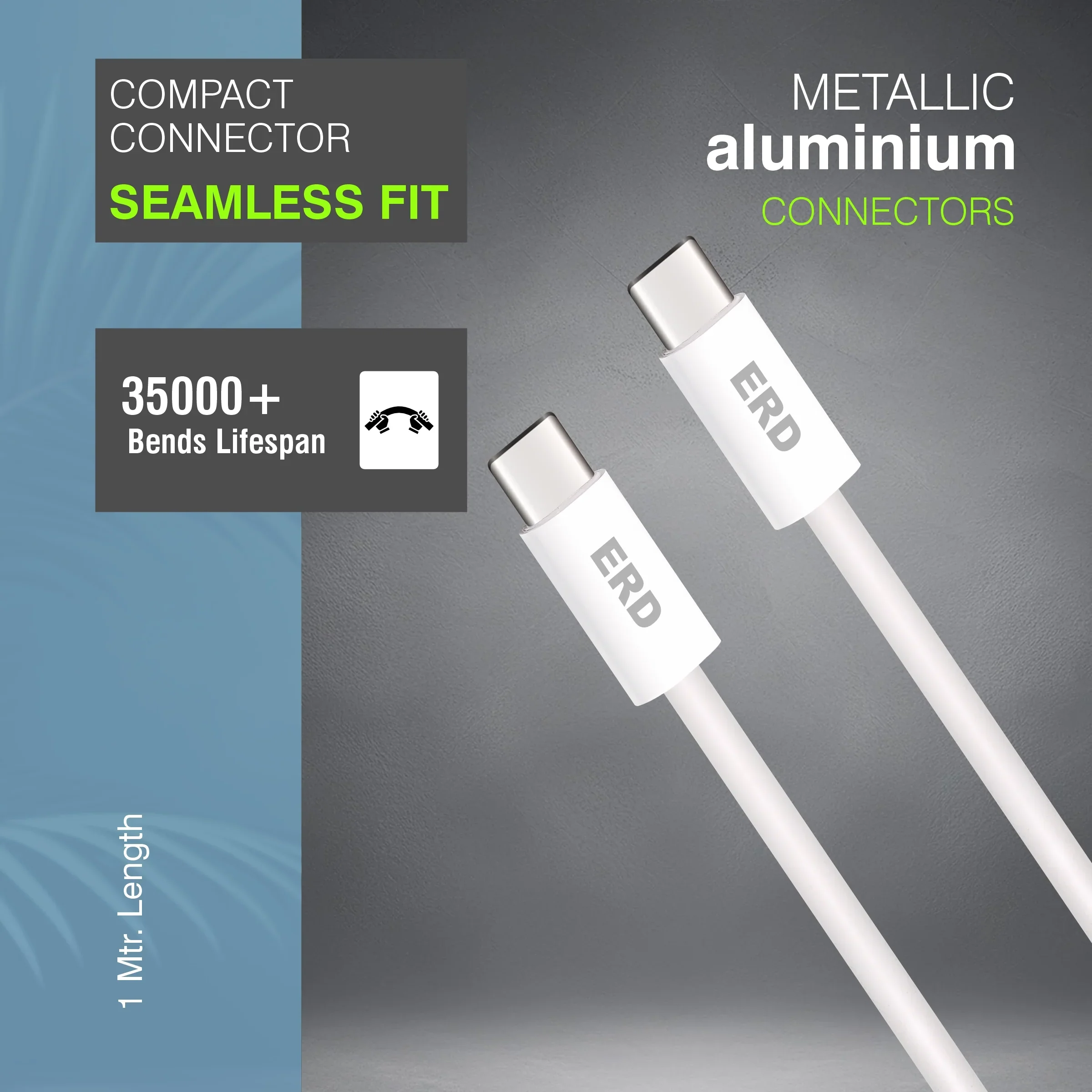 ERD UC-307 USB-C TO C IP15 Data Cable-60W - Image 4
