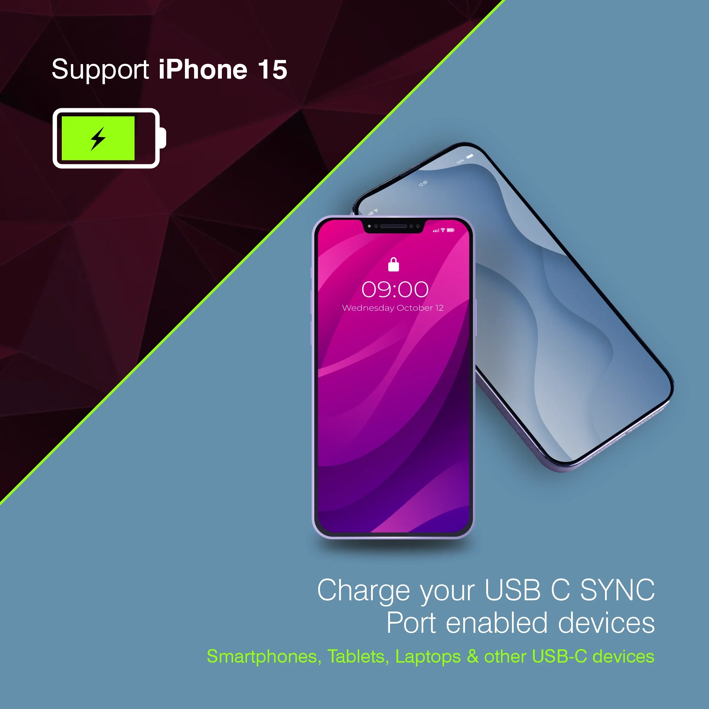 ERD UC-307 USB-C TO C IP15 Data Cable-60W - Image 5