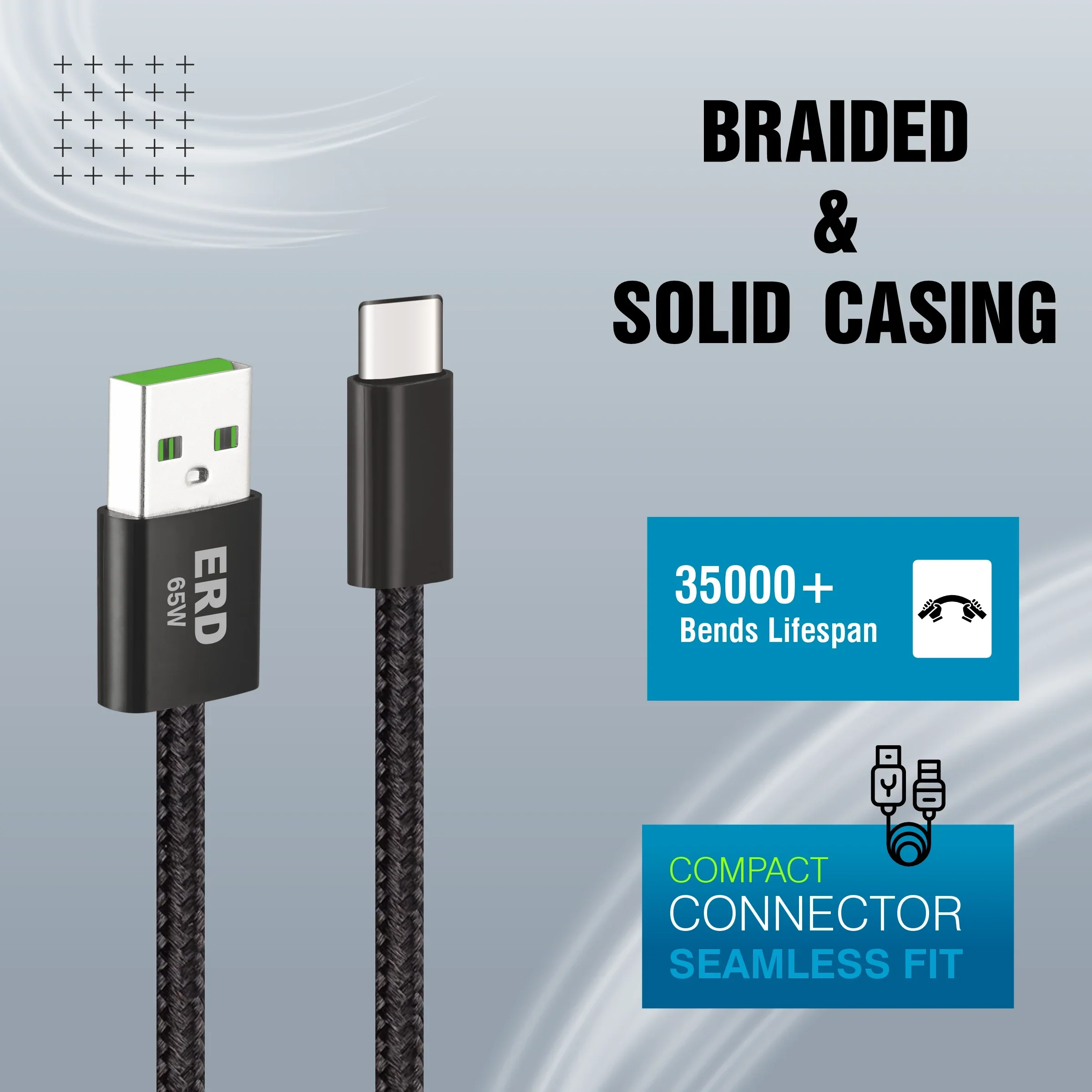 ERD UC-322 USB-C Data Cable-65W - Image 4