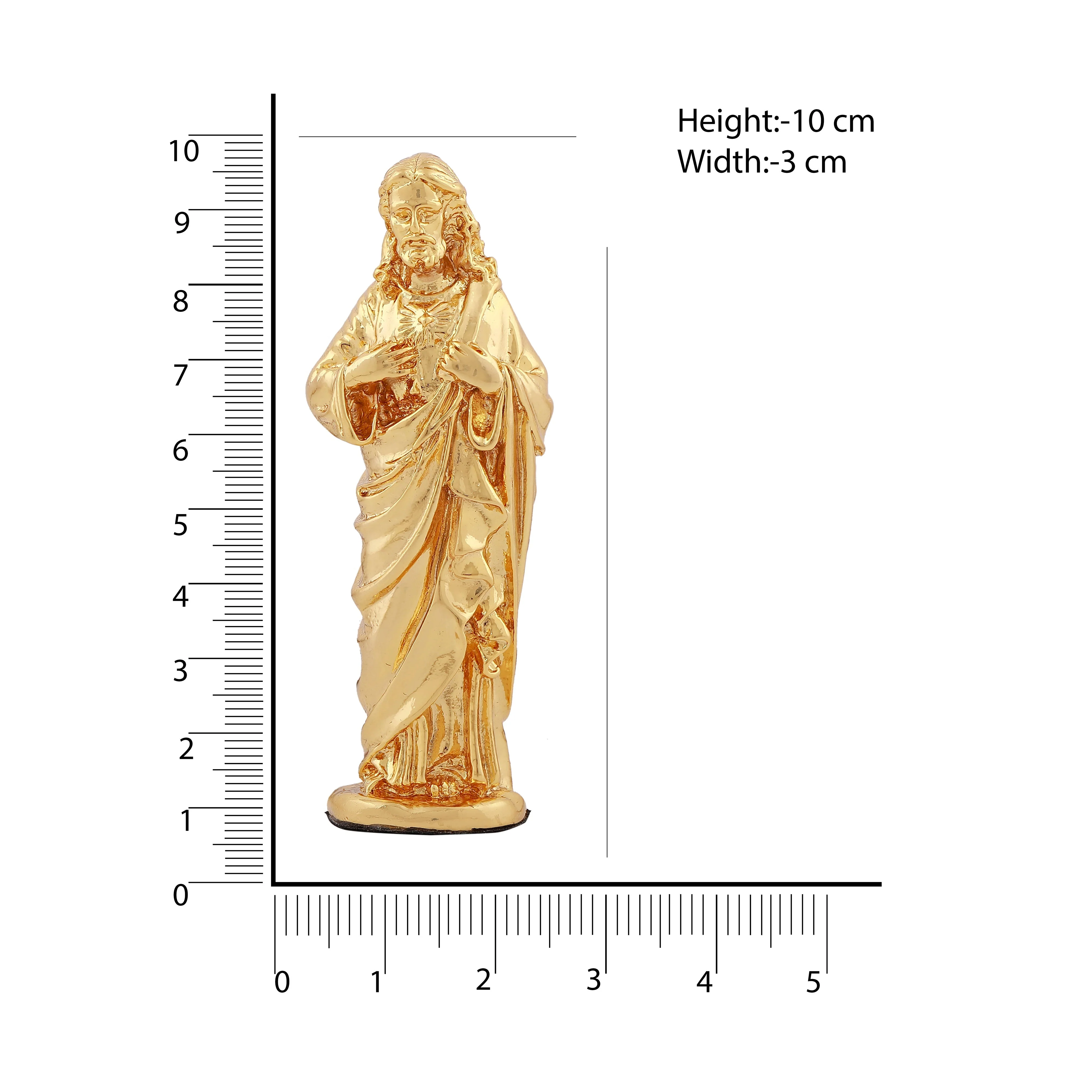 Estele Gold Plated Almighty Jesus Christ Idol Showpiece For Gifting/Home Decoration. - Image 5