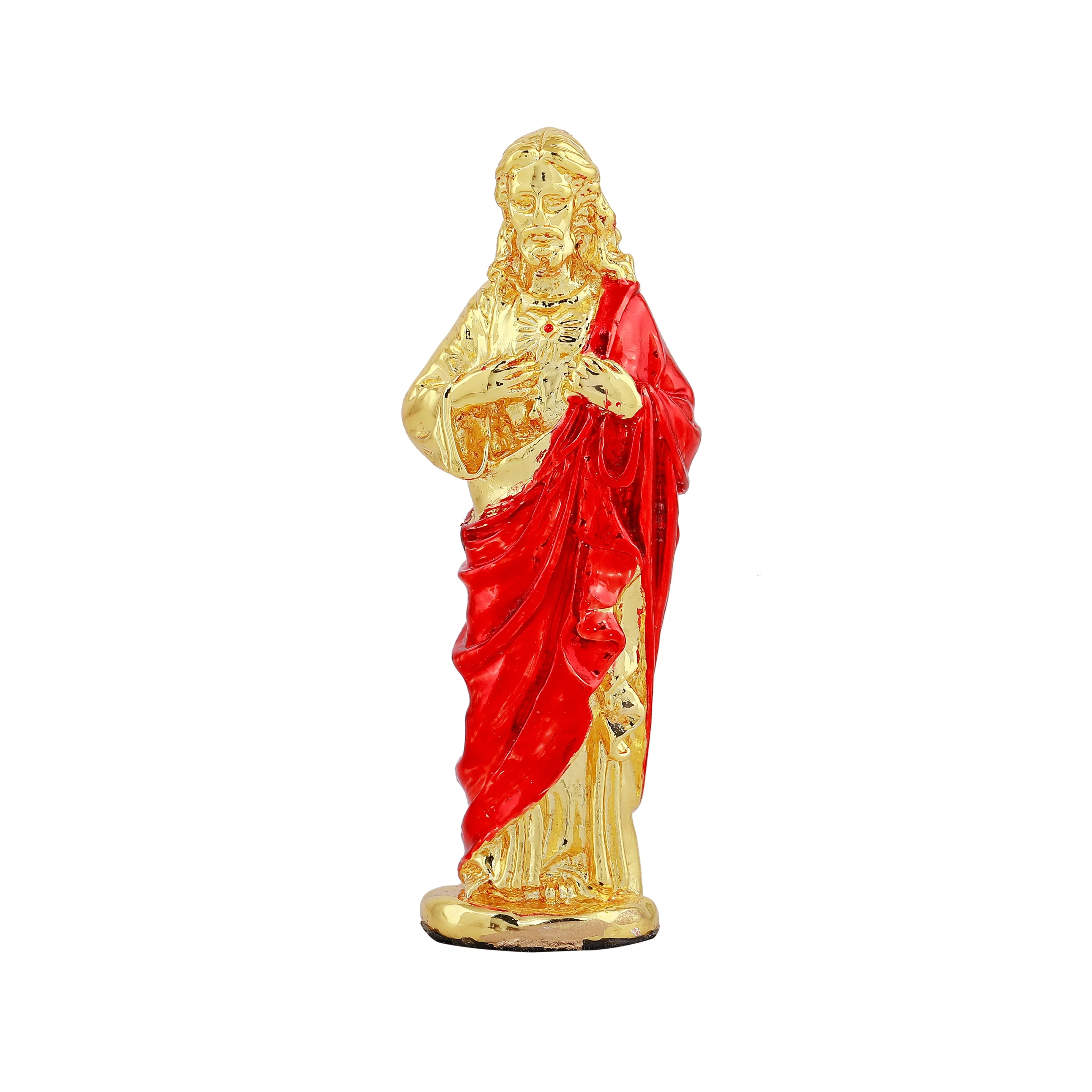 Estele Gold Plated Almighty Jesus Christ Idol With Enamel Color - Image 2