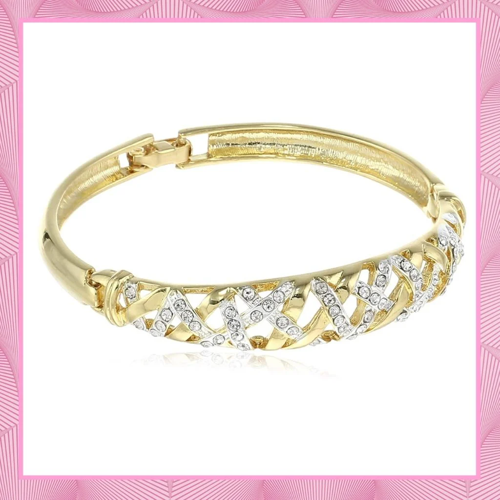 Estele Gold Plated American Diamond Bracelet For Women - Image 11