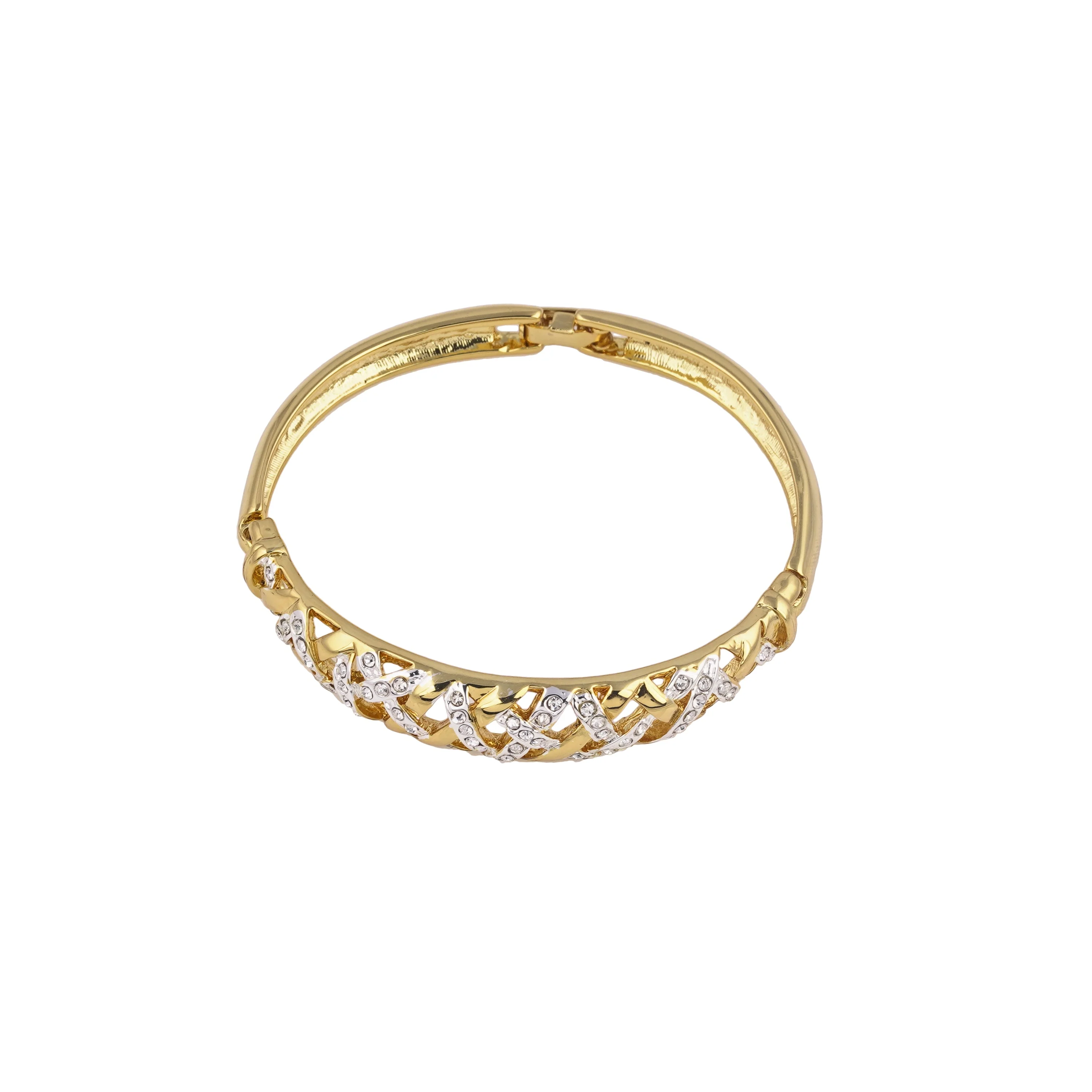 Estele Gold Plated American Diamond Bracelet For Women - Image 4