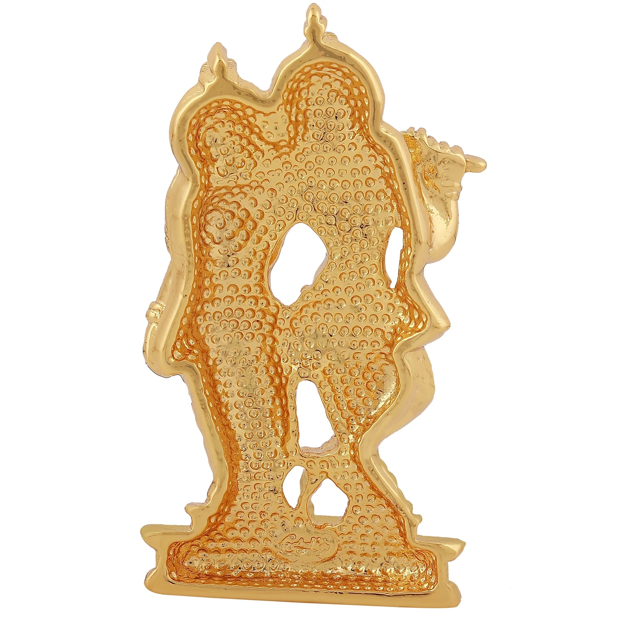 Estele Gold Plated Devotional Shree Radha Krishna Idol For Home/Car Decor. - Image 4