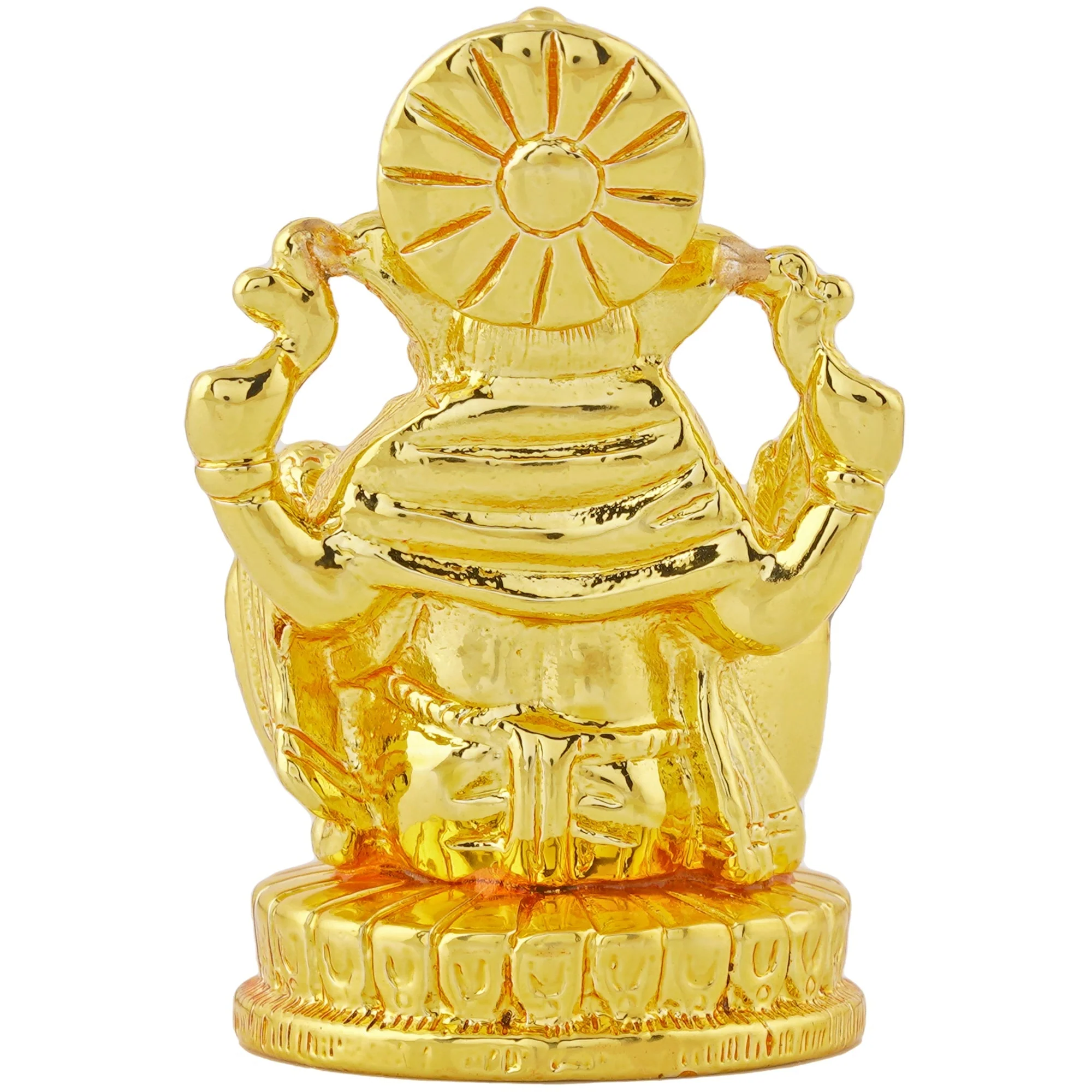 Estele Gold Plated Divine Ganesh Idol - Image 4