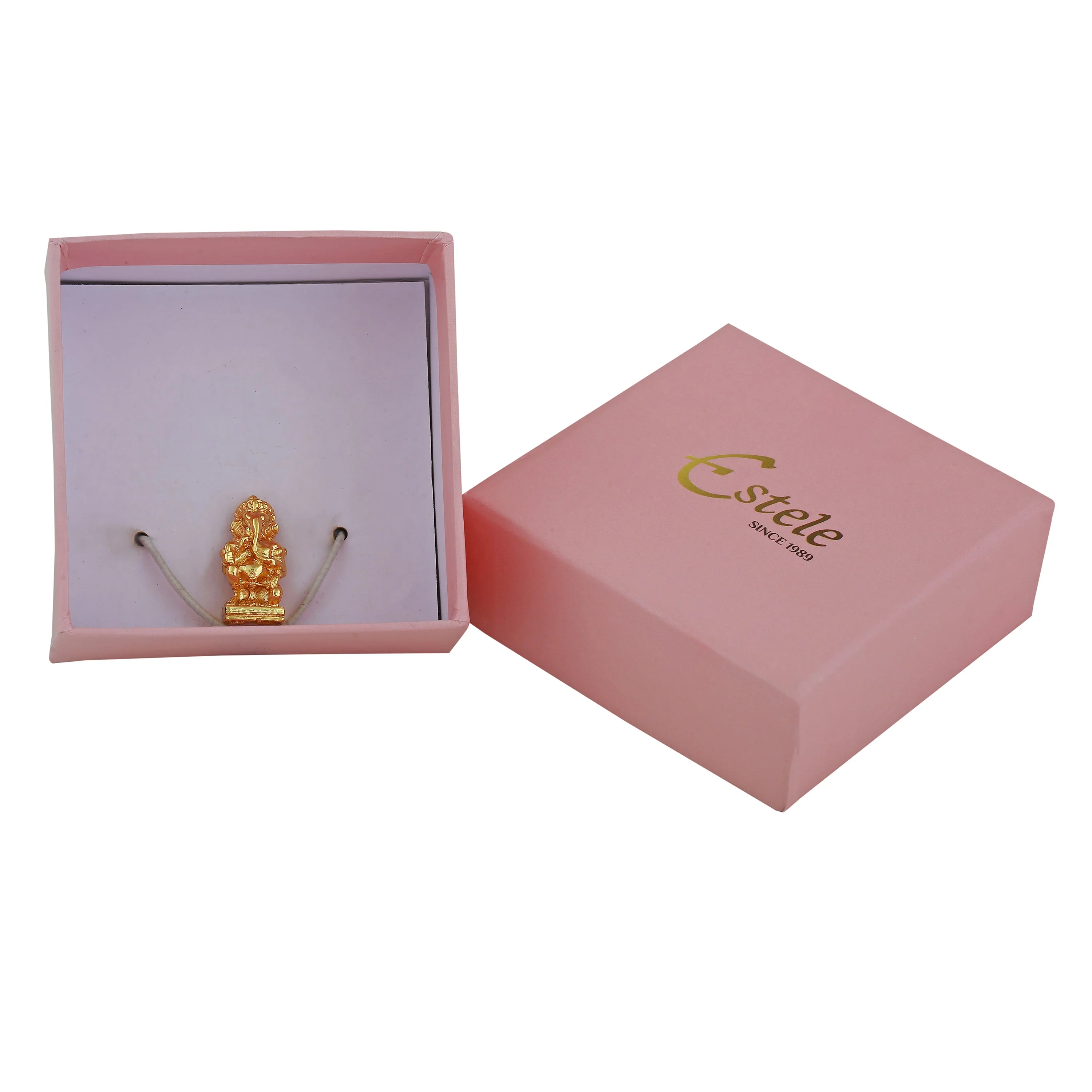Estele Gold Plated Divine Ganesh Idol - Image 6