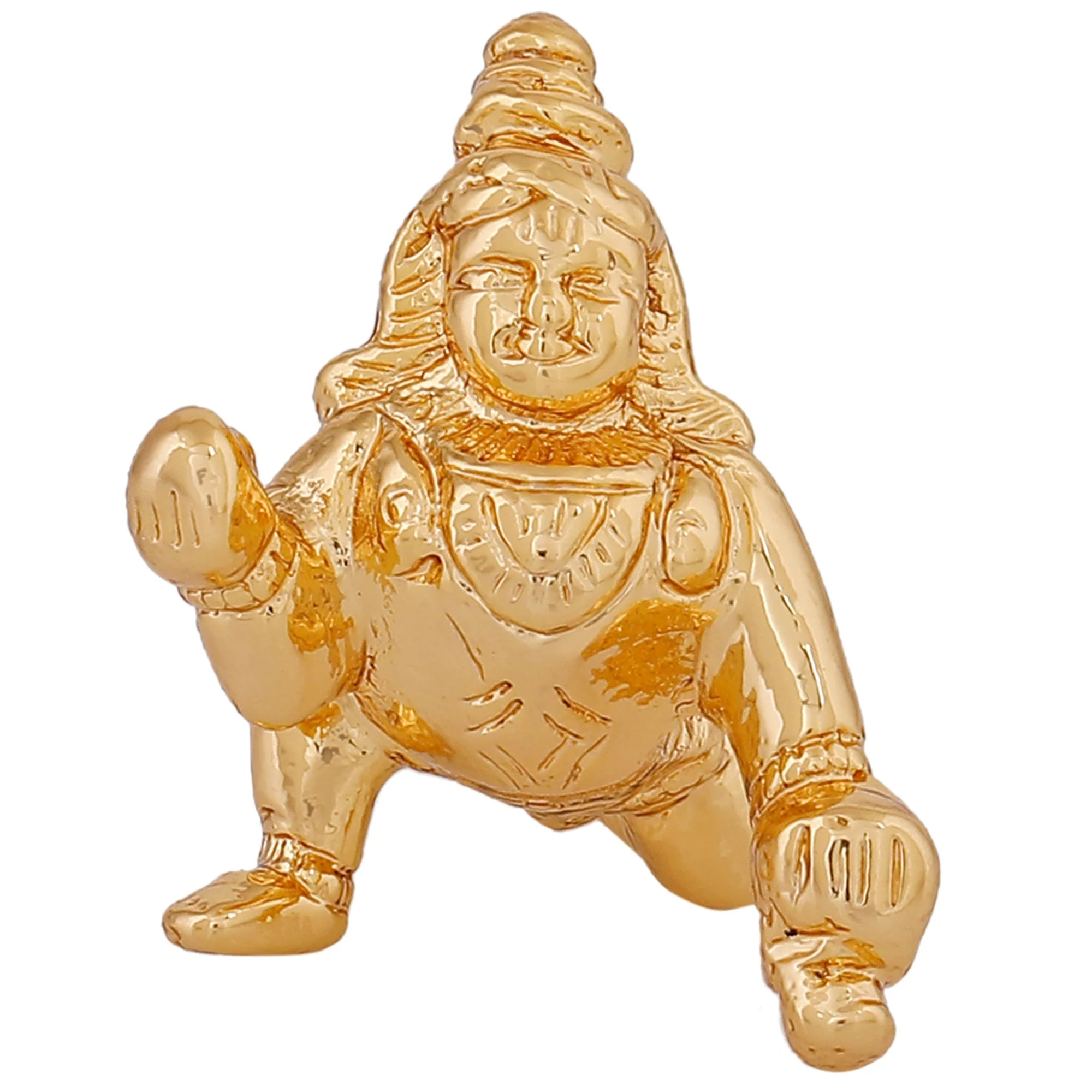 Estele Gold Plated Divine Lord Krishna Idol - Image 3