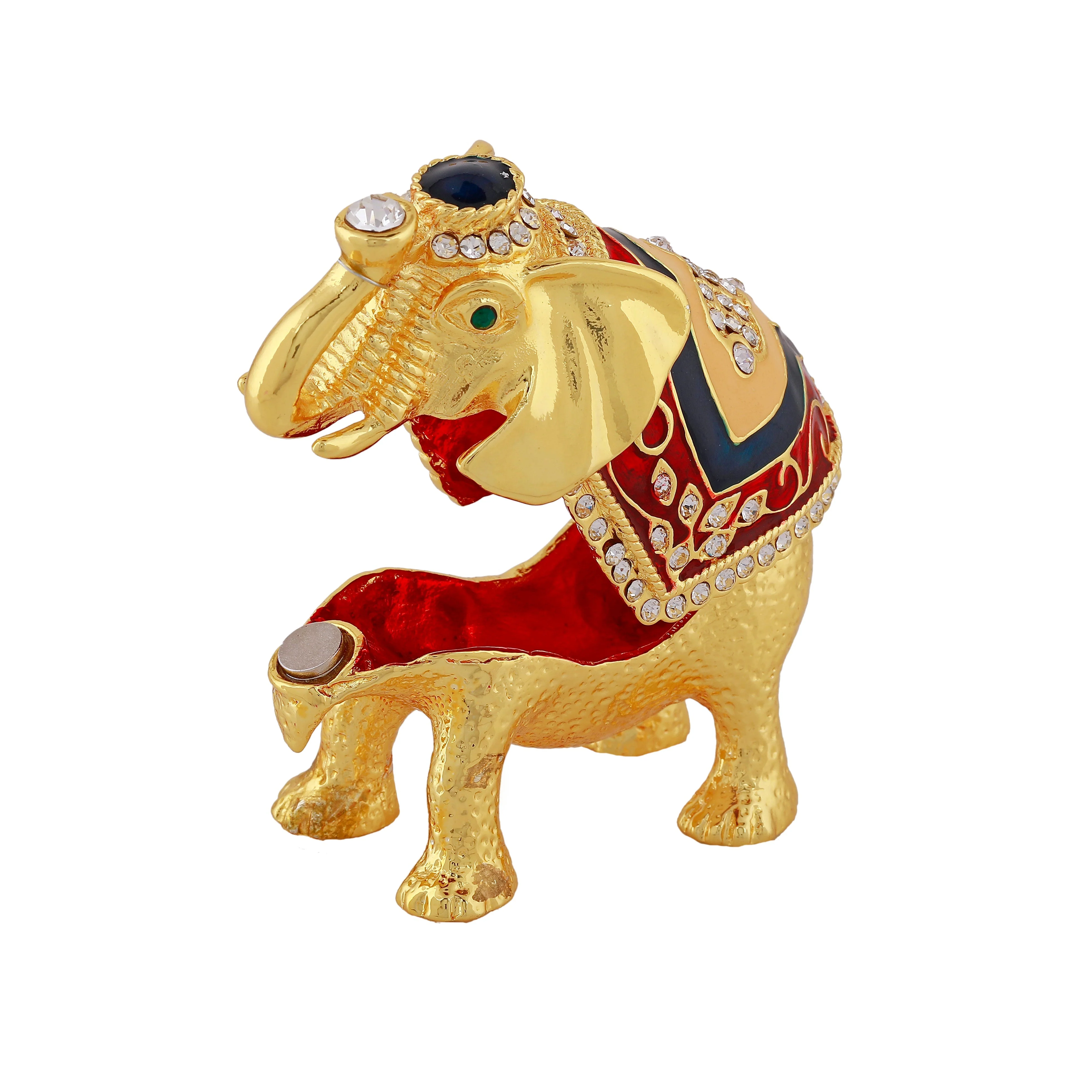 Estele Gold Plated Elephant Idol - Image 6