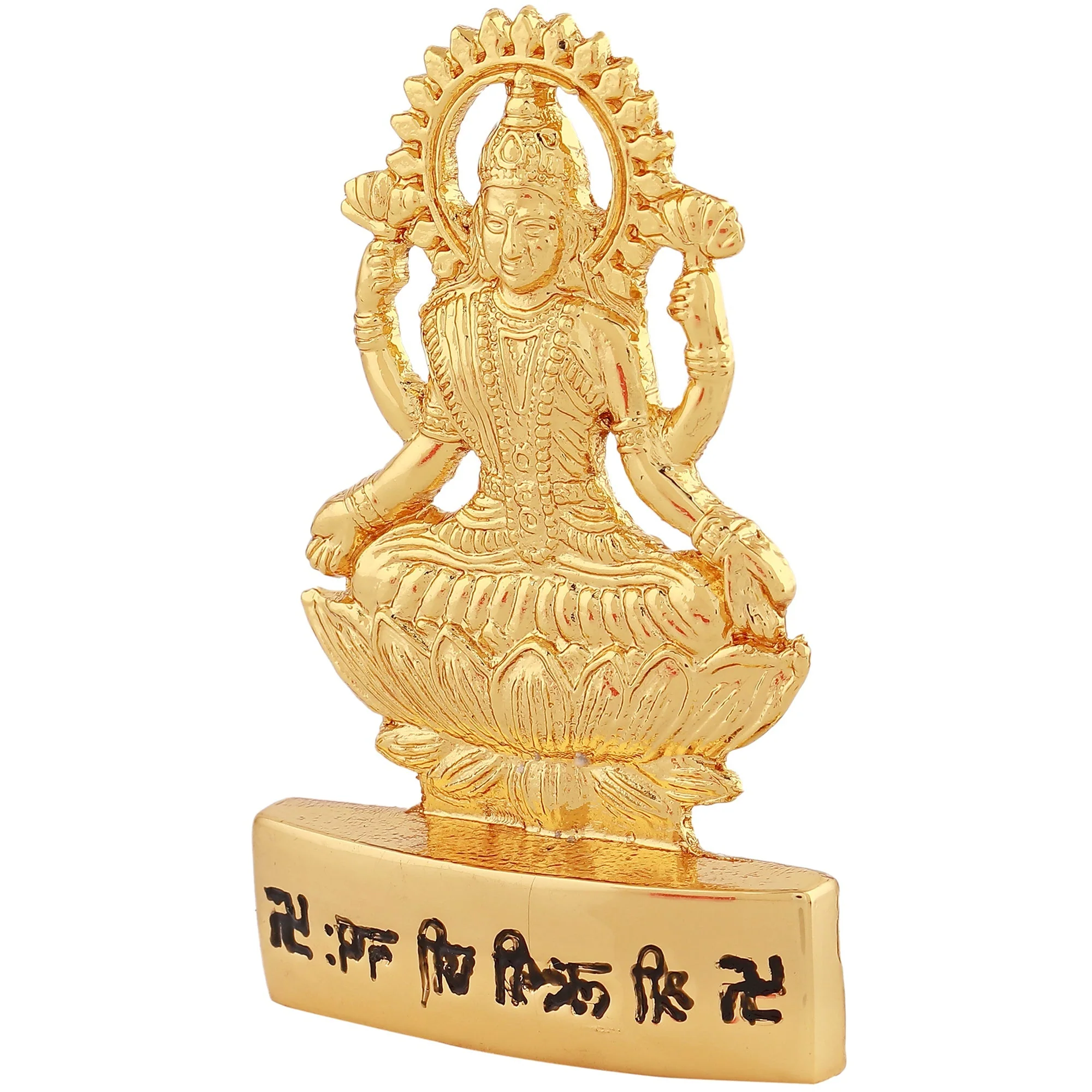 Estele Gold Plated Goddess Lakshmi Ji Idol - Image 5