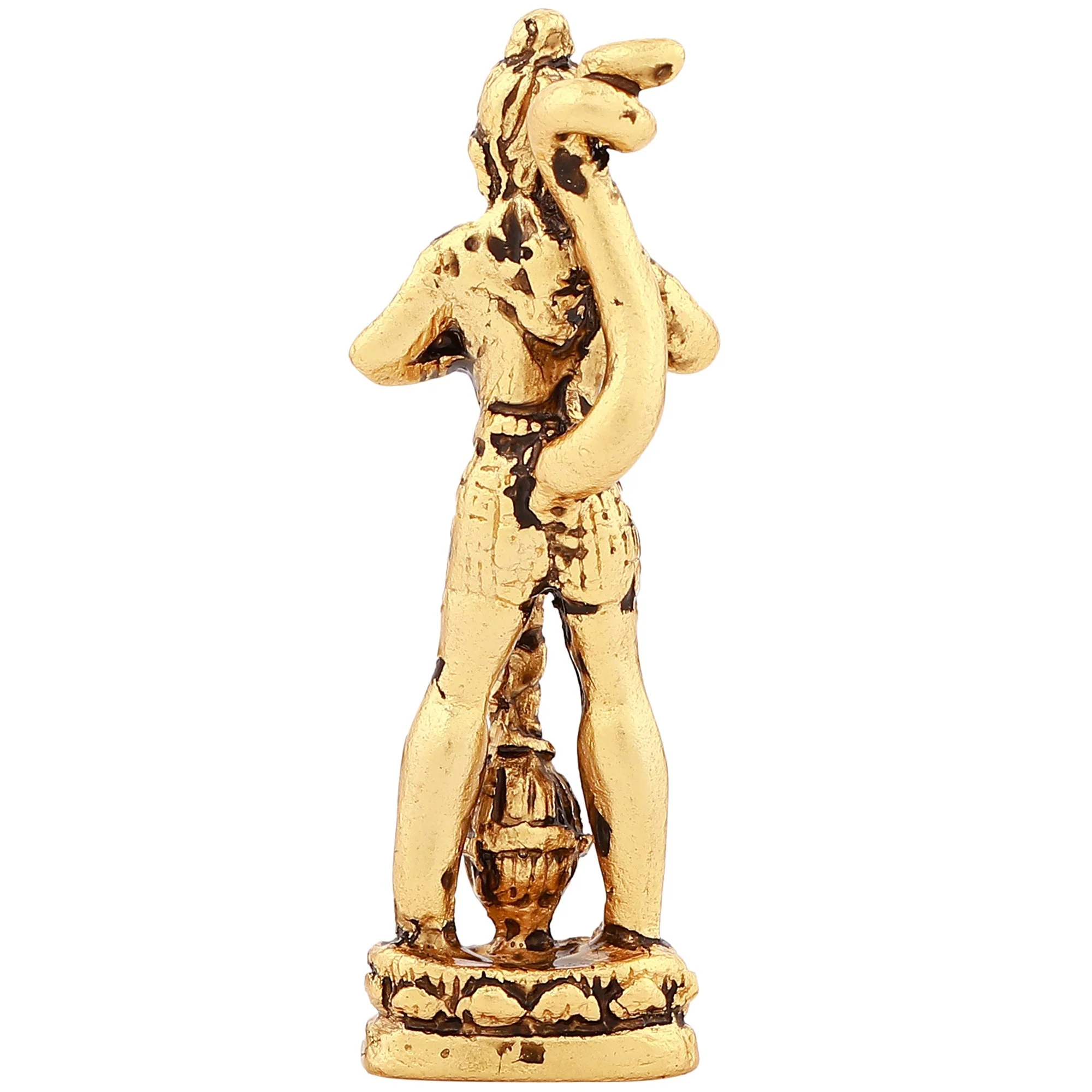 Estele Gold Plated Hanuman Ji With Multi-Color Enamel Idol - Image 5