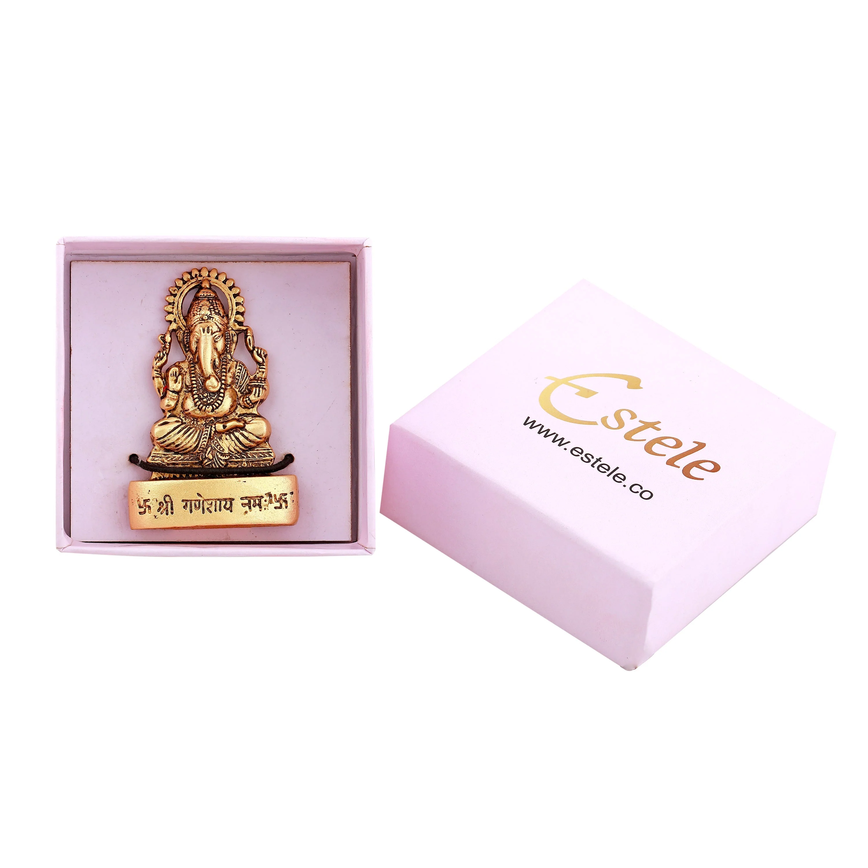 Estele Gold Plated Lord Ganesha Idol - Image 7