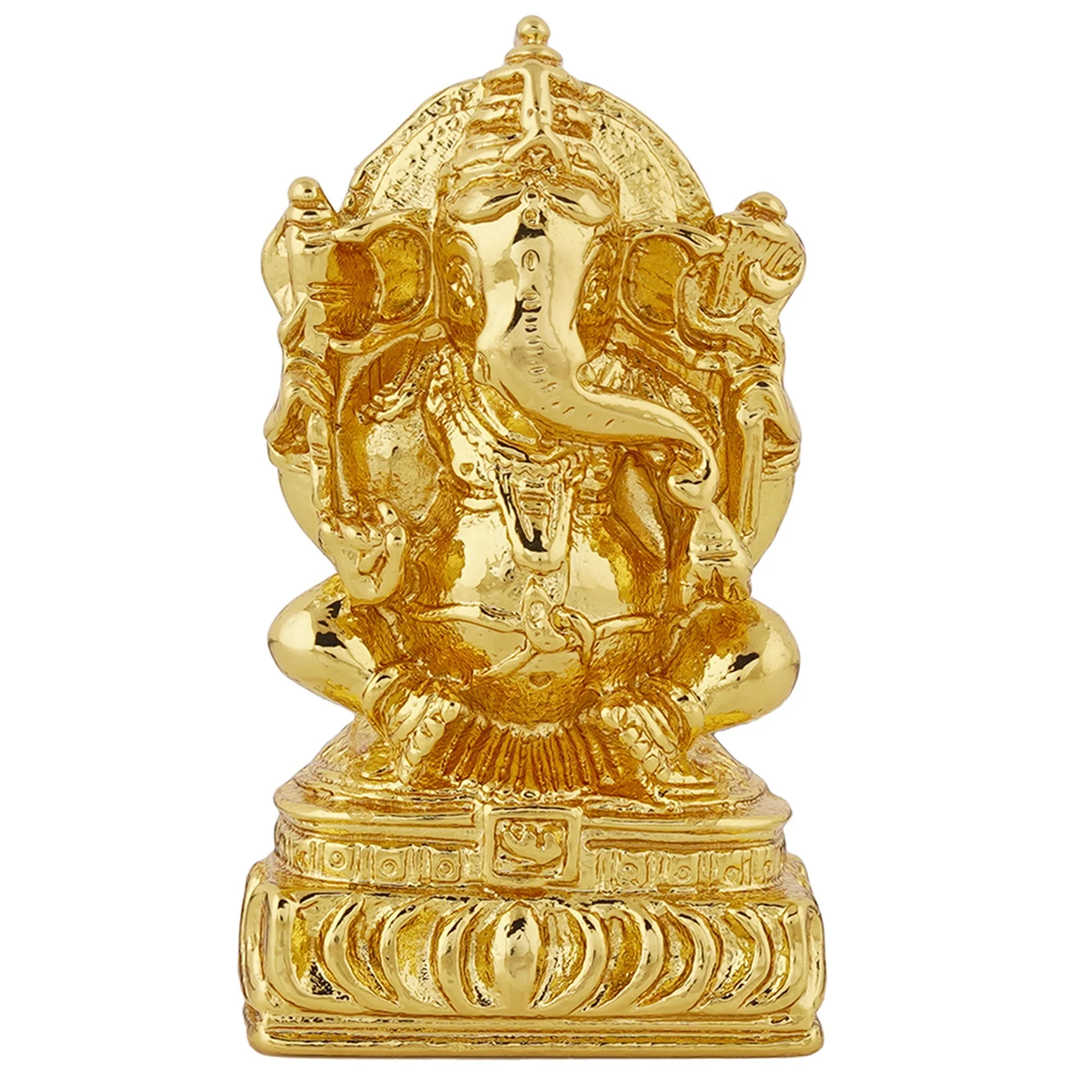 Estele Gold Plated Lord Ganesha Idol - Image 2