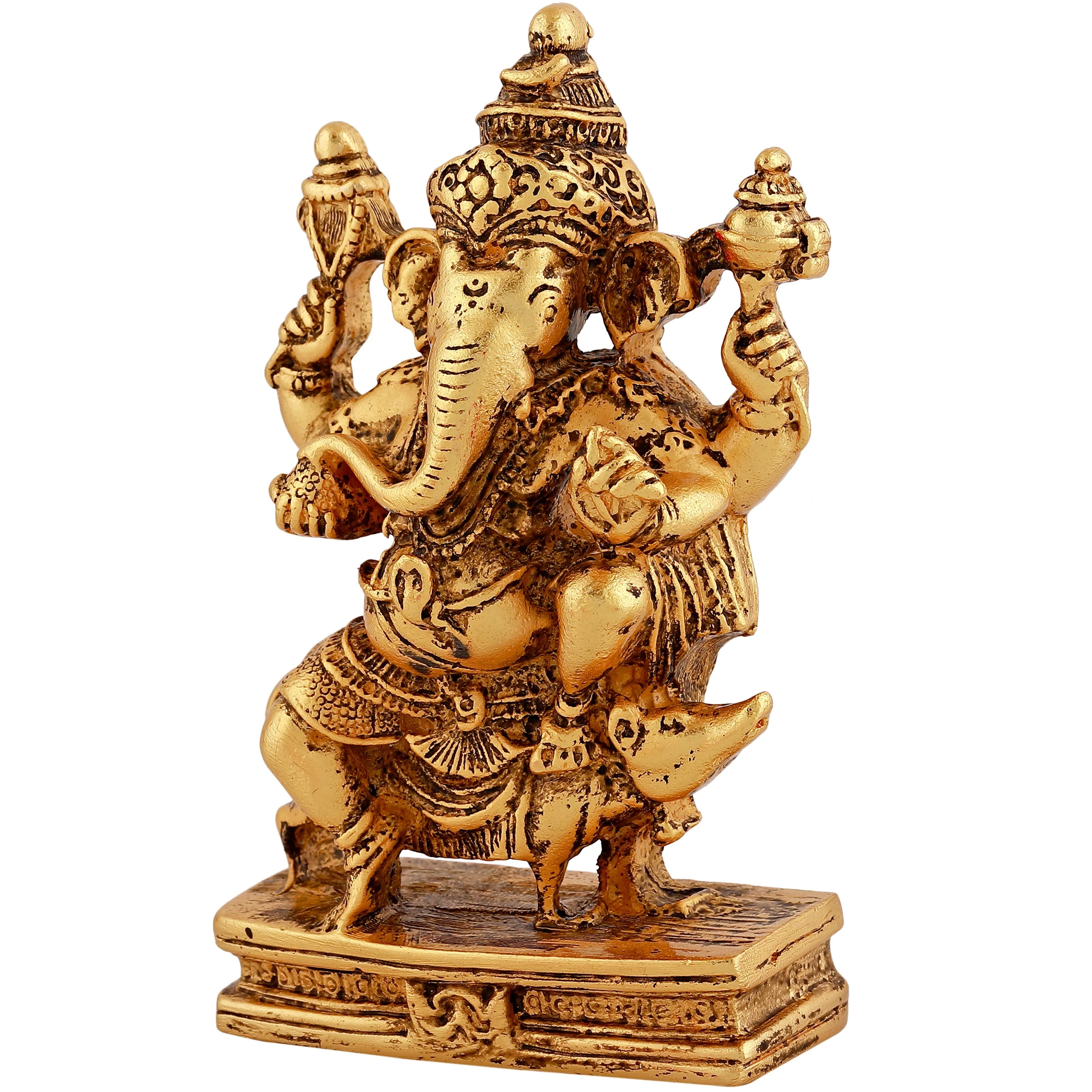 Estele Gold Plated Lord Ganesha Idol - Image 4