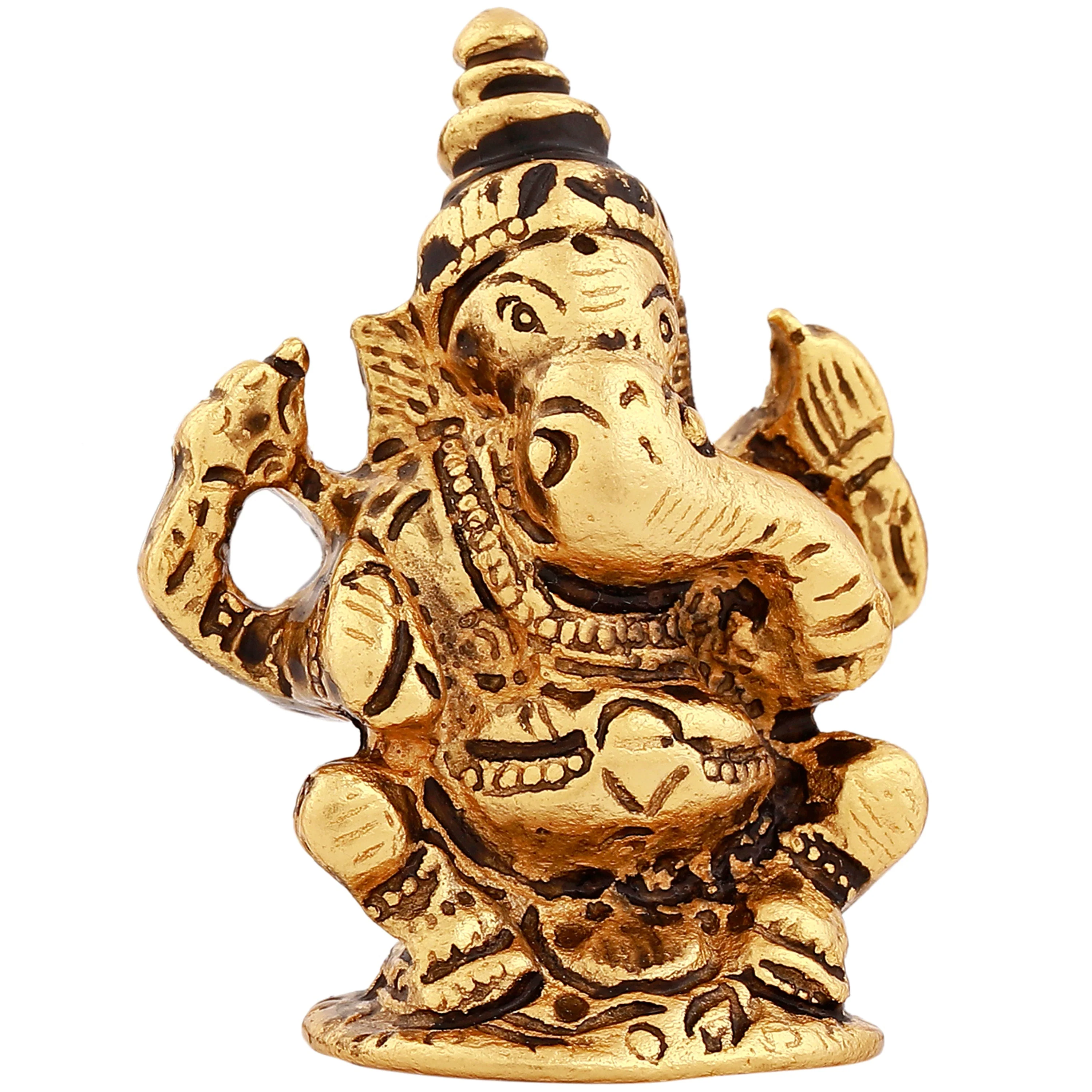 Estele Gold Plated Lord Ganesha Idol - Image 4