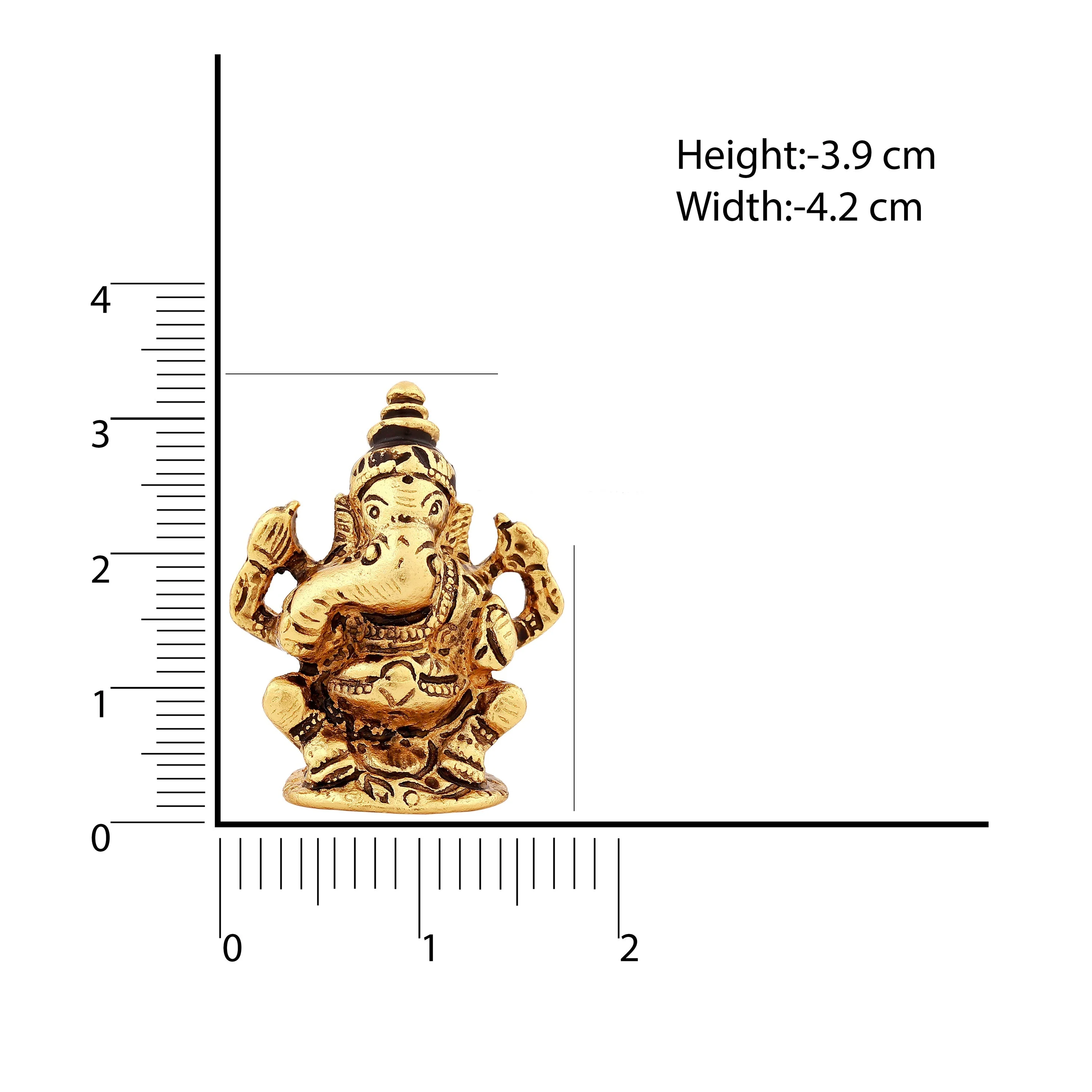 Estele Gold Plated Lord Ganesha Idol - Image 8