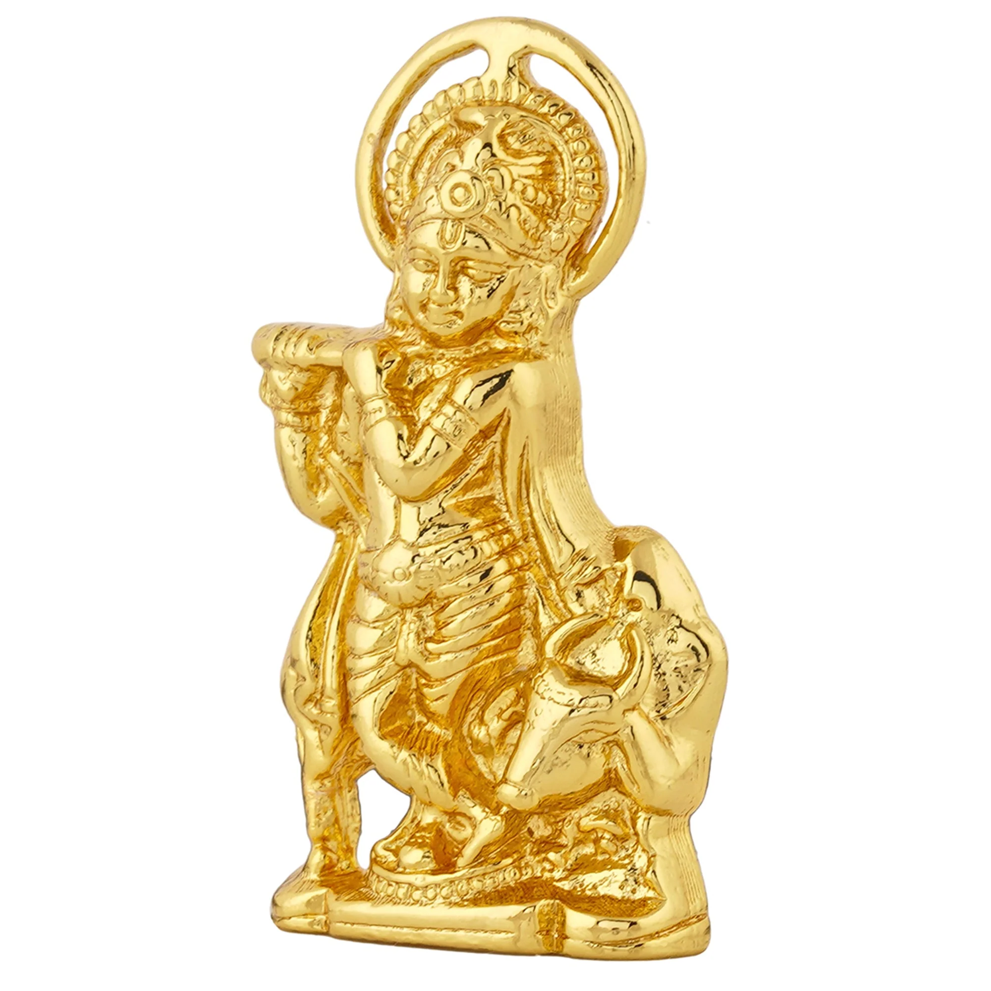 Estele Gold Plated Lord Krishna Idol (01-Bg) - Image 4