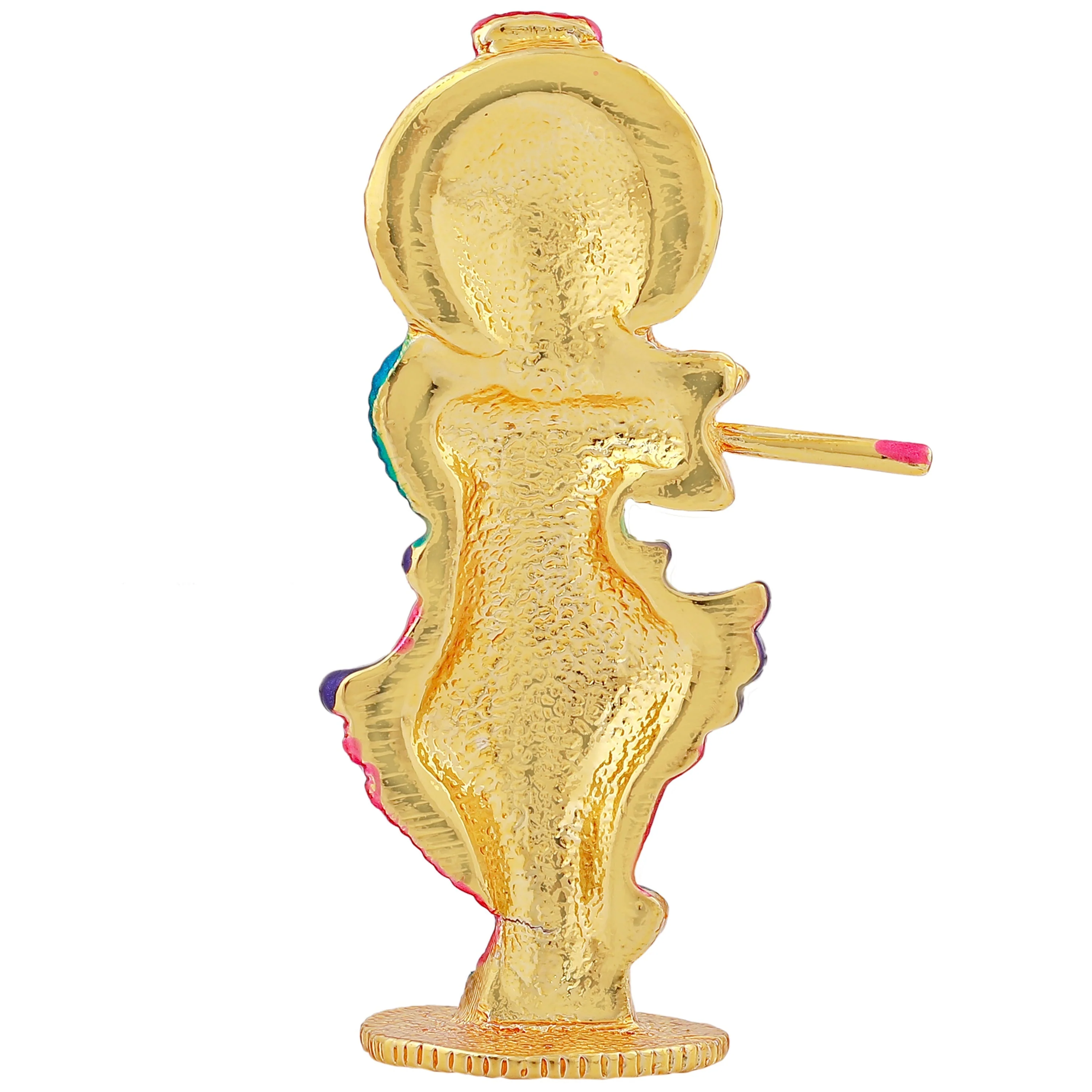 Estele Gold Plated Lord Krishna Idol - Image 6