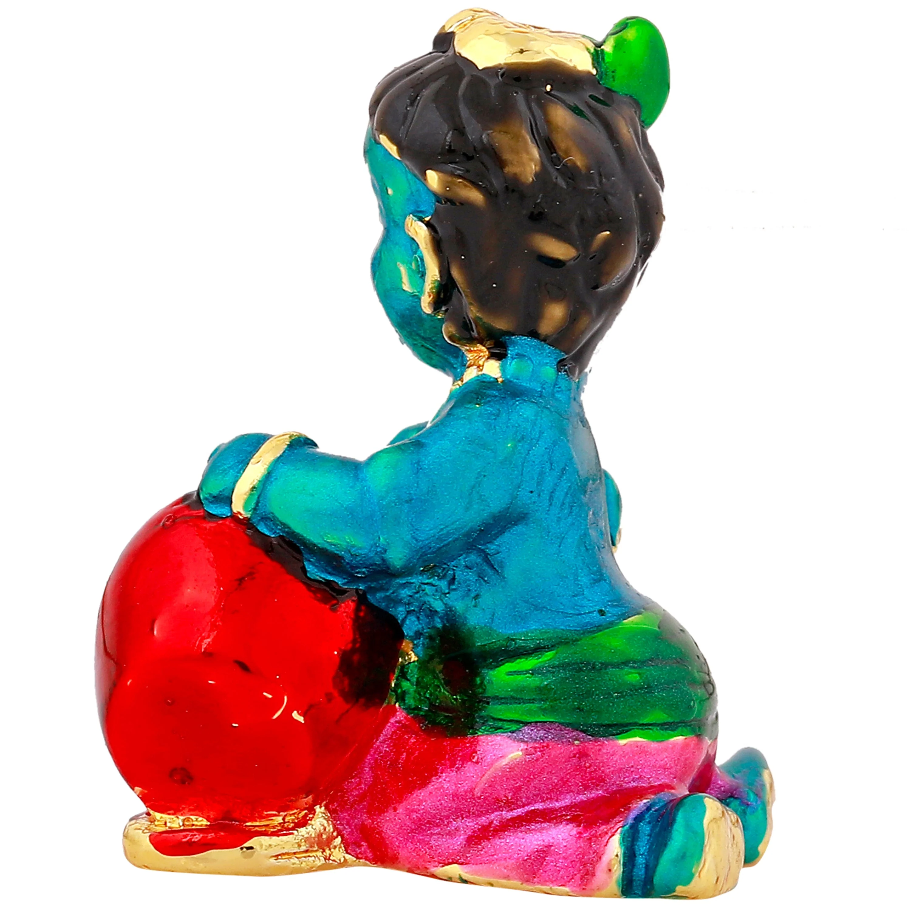 Estele Gold Plated Lord Krishna Idol - Image 6