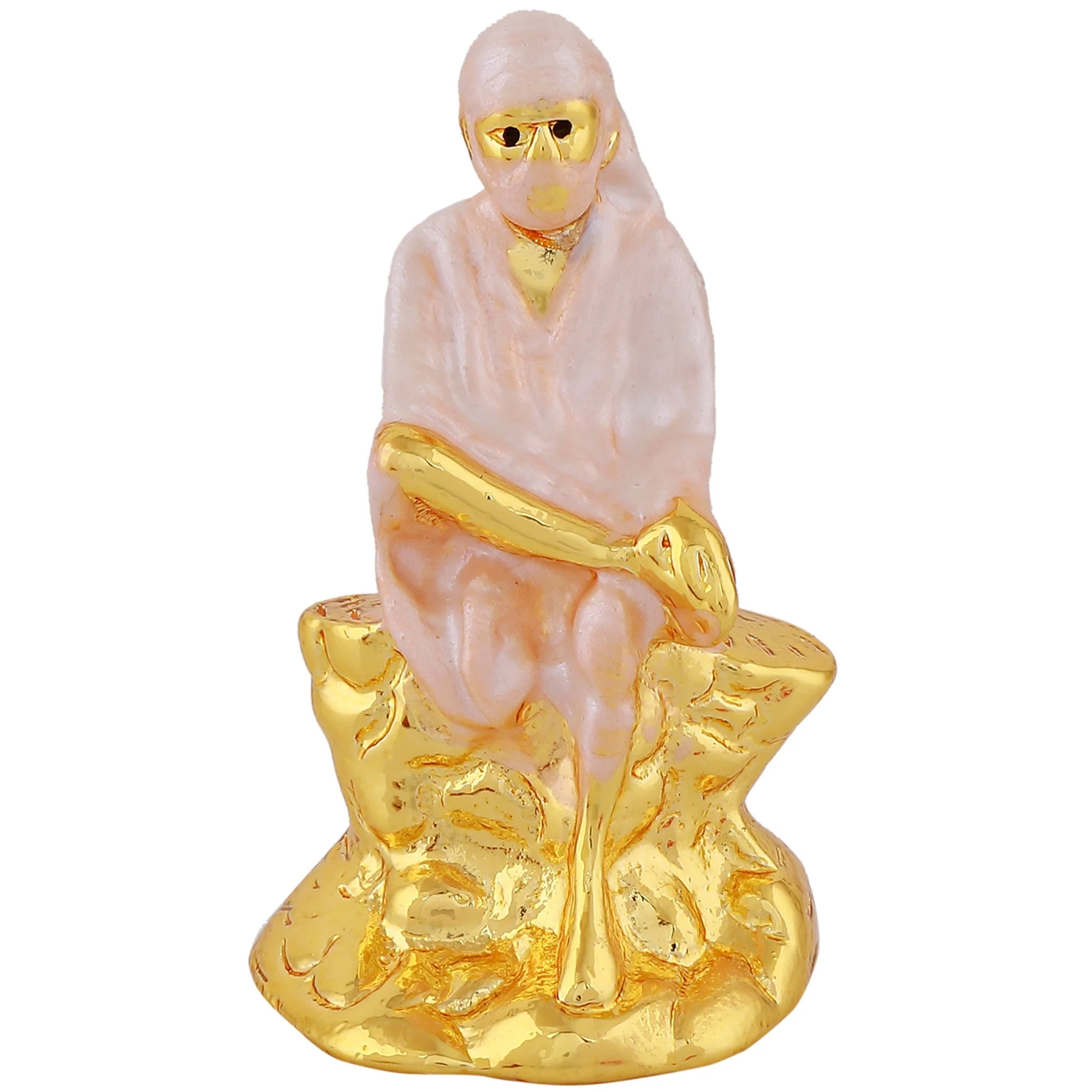 Estele Gold Plated Lord Shirdi Sai Baba Idol - Image 3