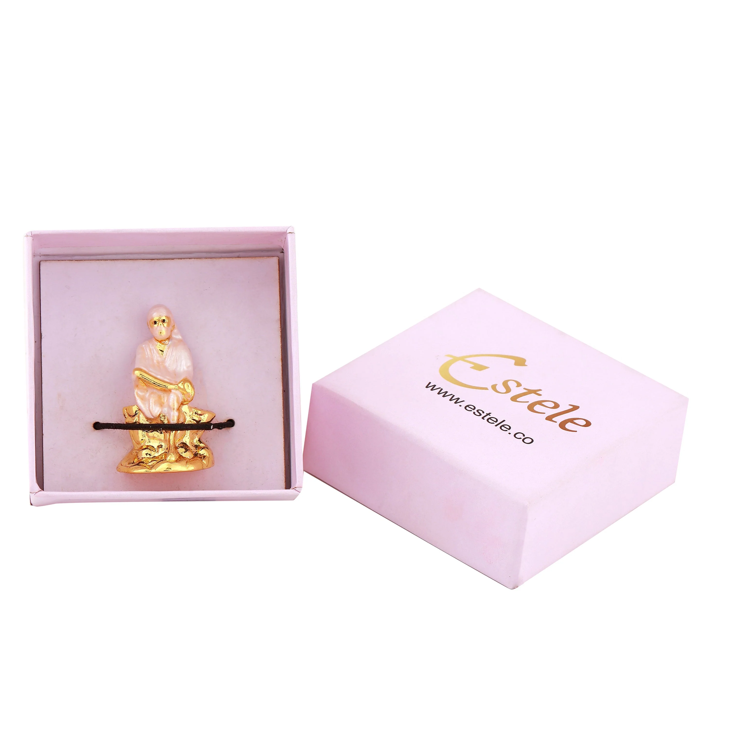 Estele Gold Plated Lord Shirdi Sai Baba Idol - Image 7
