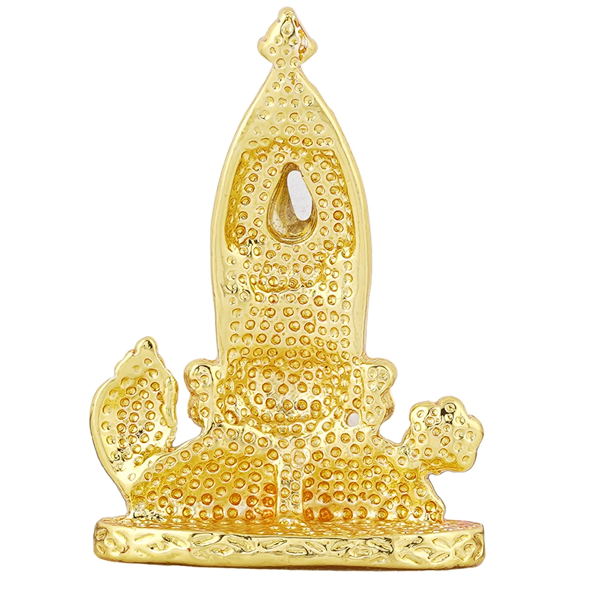 Estele Gold Plated Lord Tirupati Balaji Idol Showpiece For Pooja Mandir/ Home Decorative - Image 4