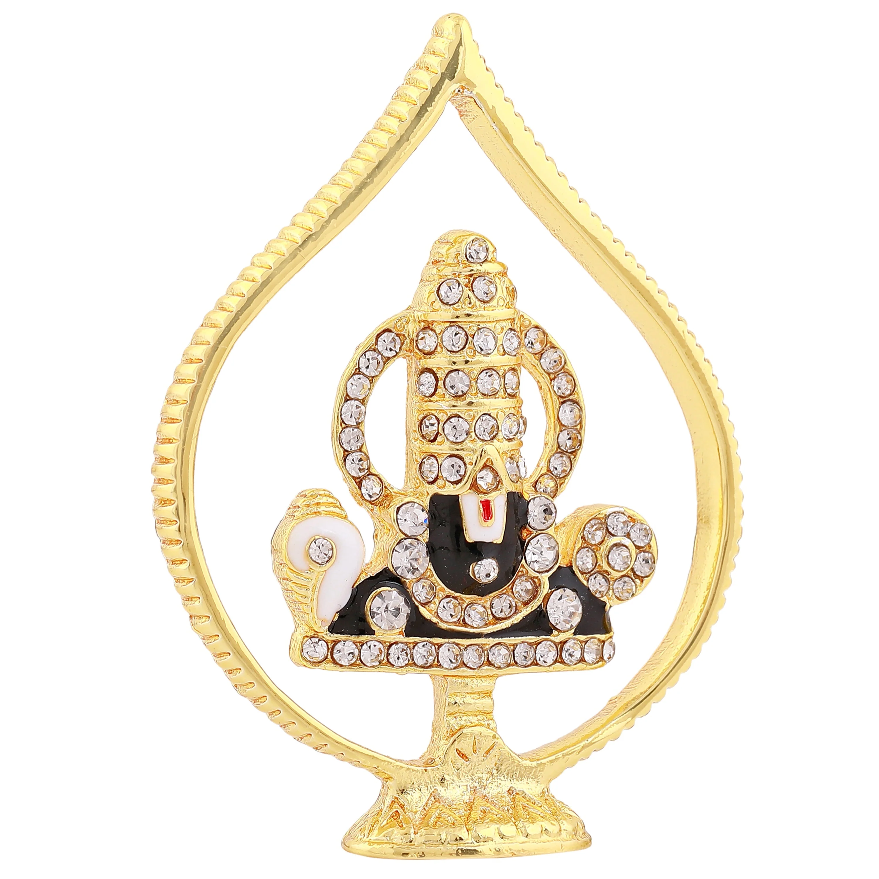 Estele Gold Plated Lord Venkateshwara Idol - Image 4