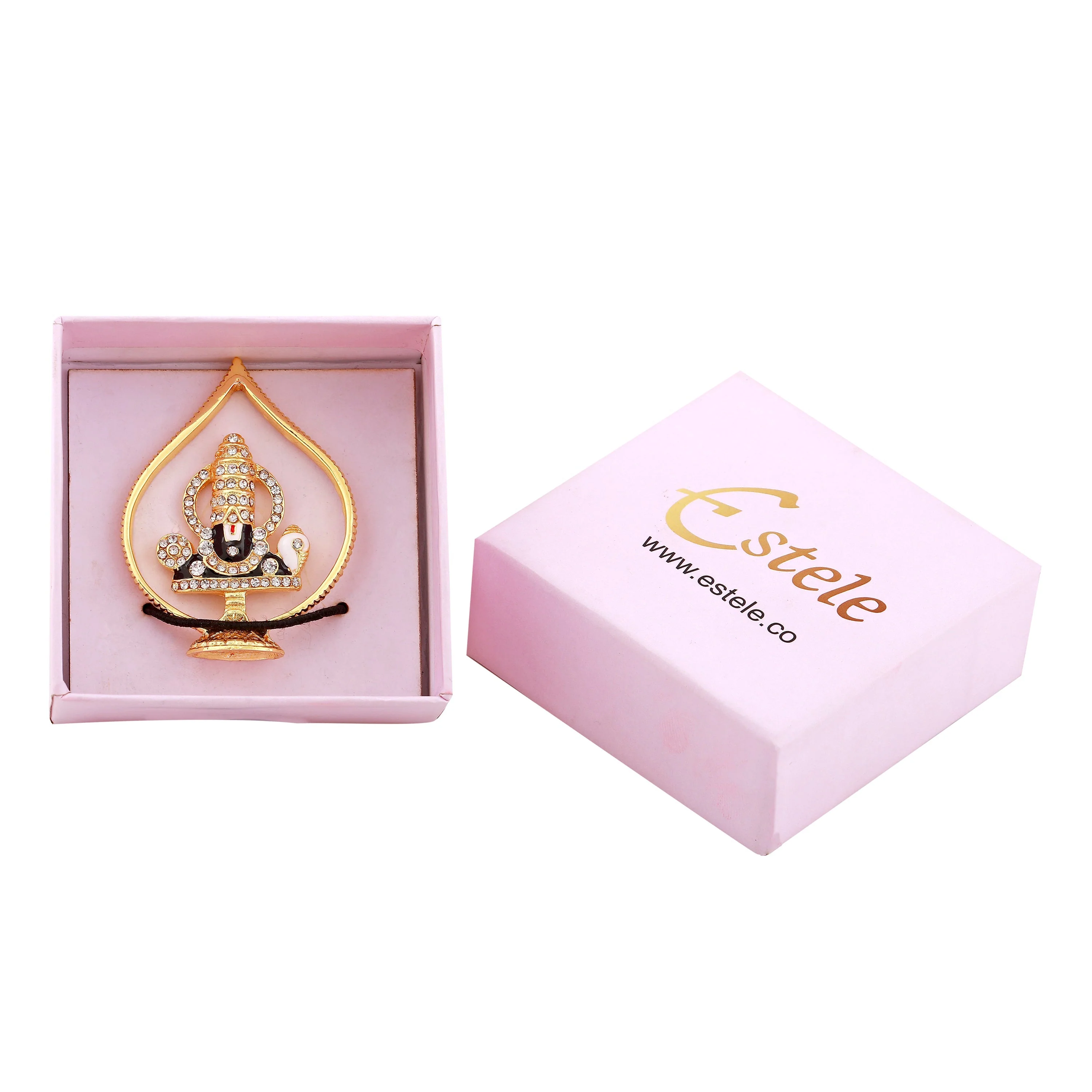 Estele Gold Plated Lord Venkateshwara Idol - Image 7