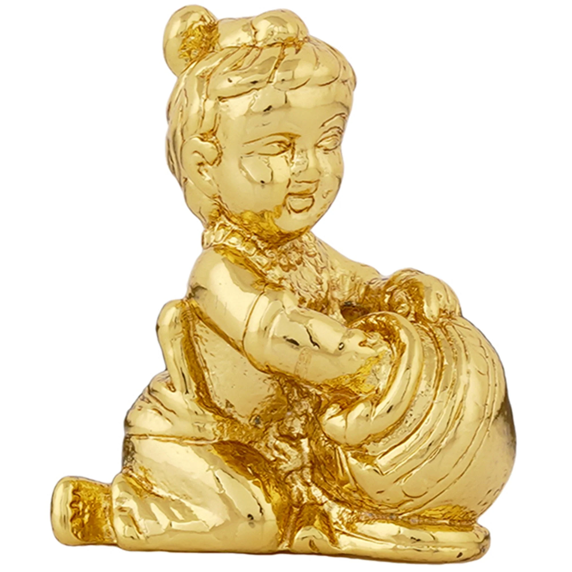 Estele Gold Plated Spiritual Bala Krishna Idol - Image 2