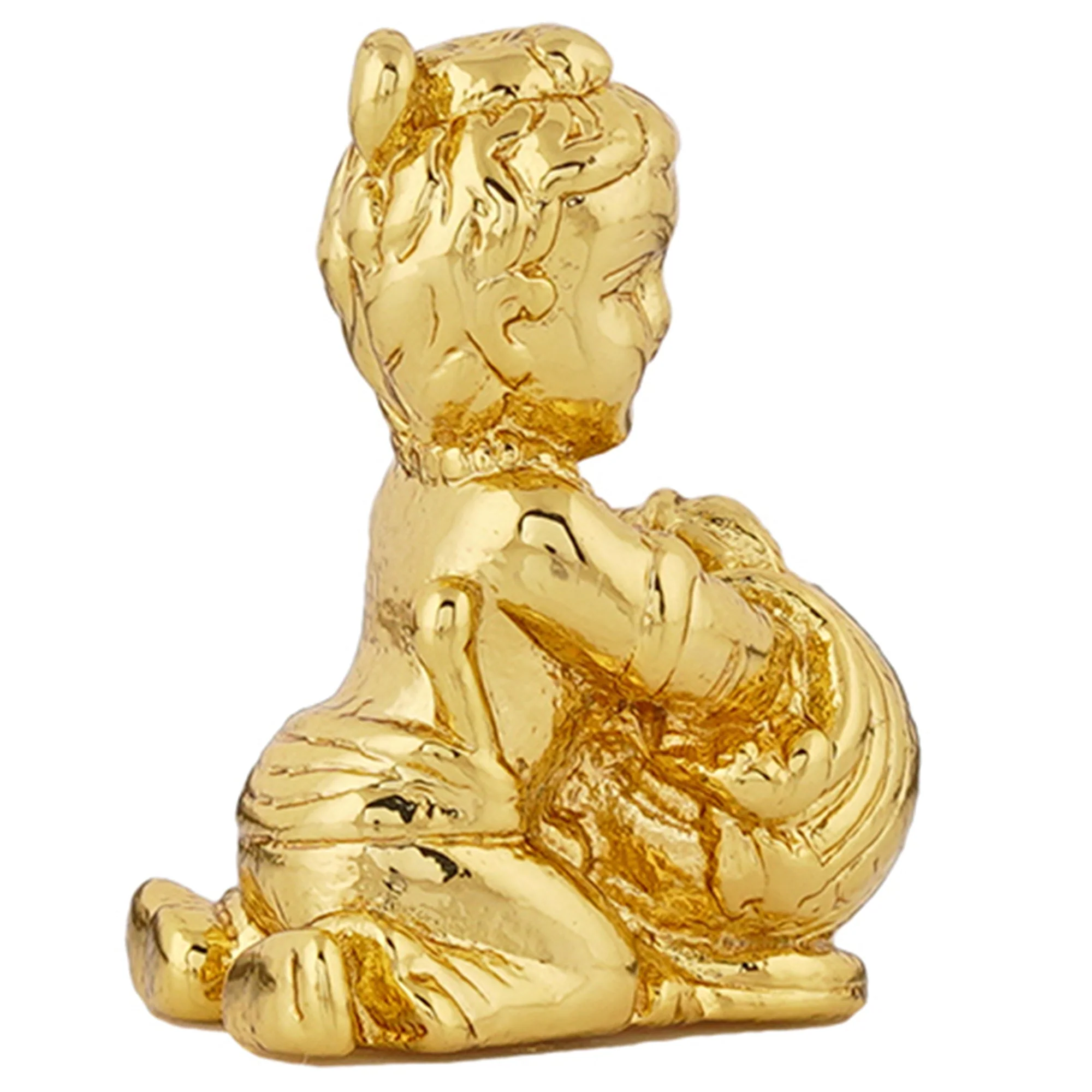 Estele Gold Plated Spiritual Bala Krishna Idol - Image 3