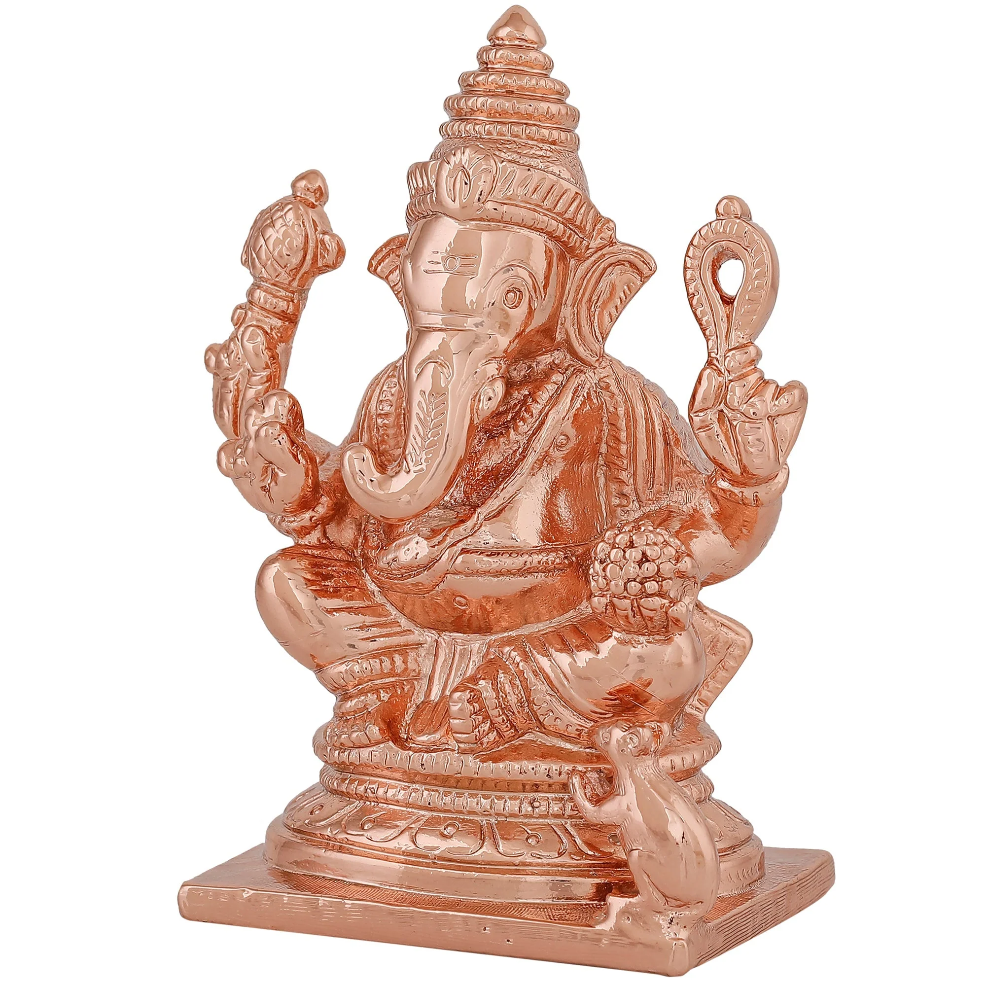 Estele Gold Plated Spiritual Ganesh Idol - Image 5