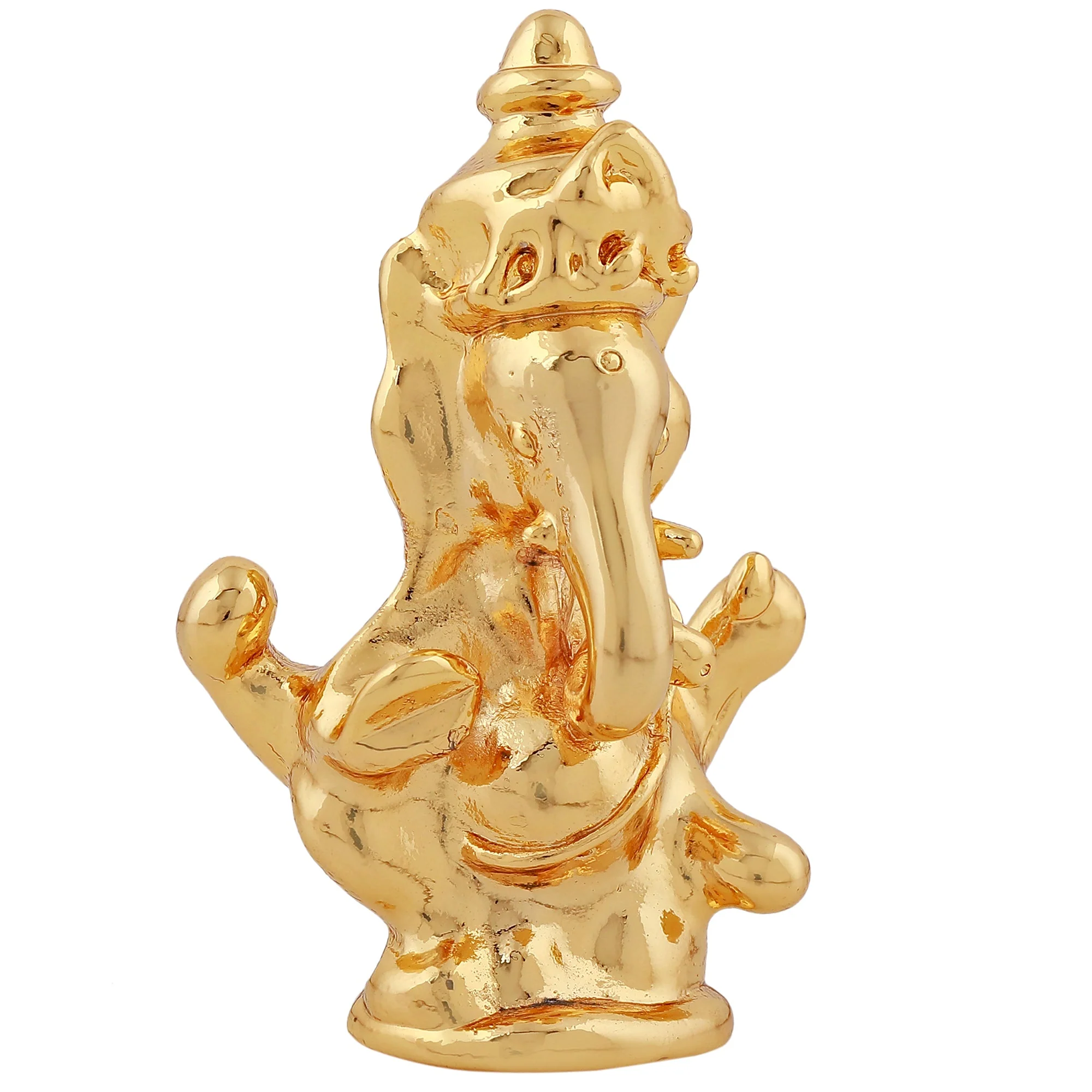 Estele Gold Plated Spiritual Lord Ganesh Idol For Gifts & House Warming/Home/Office Decors. - Image 3