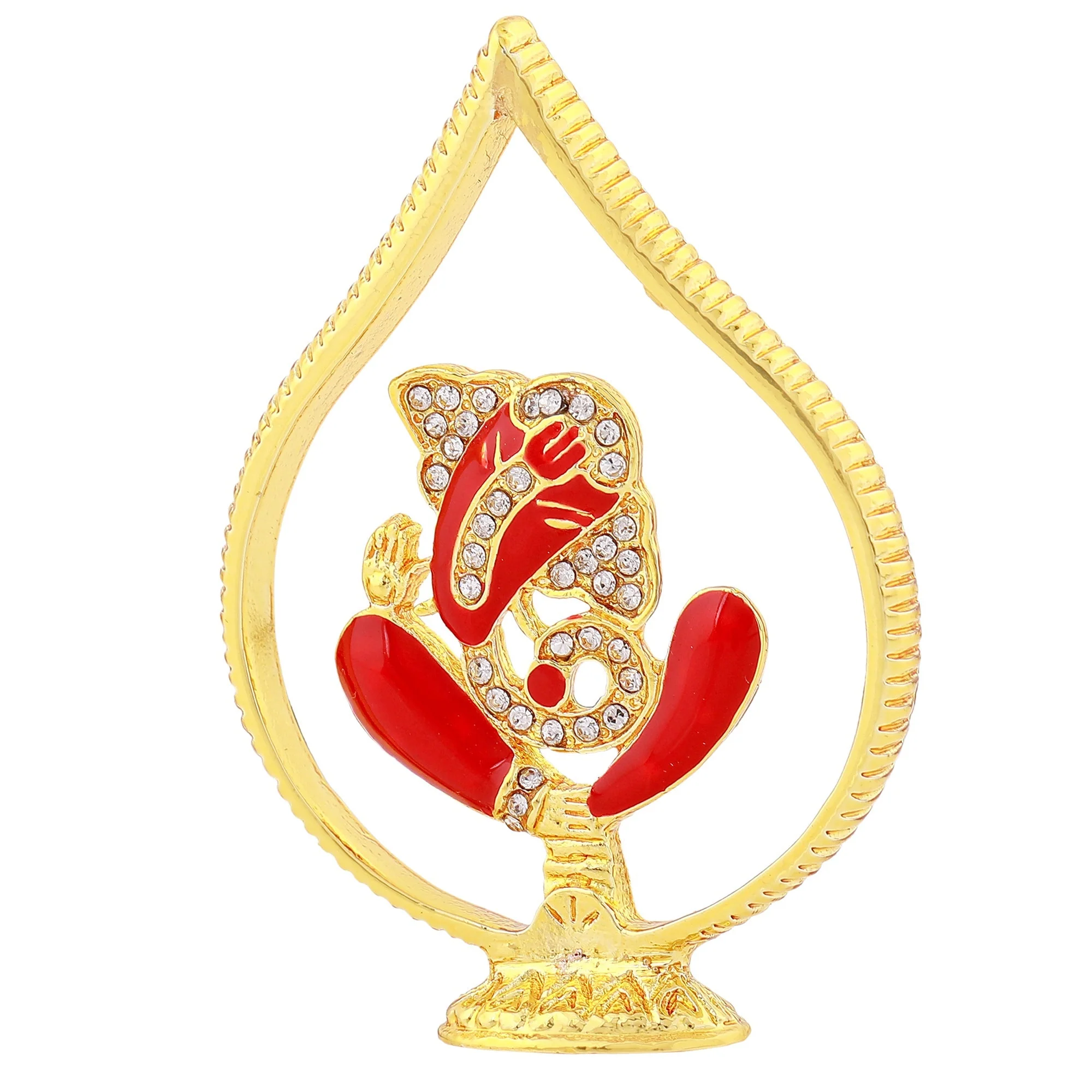 Estele Gold Plated Spiritual Lord Ganesh Idol For Gifts & House Warming/Home/Office Decors. - Image 3