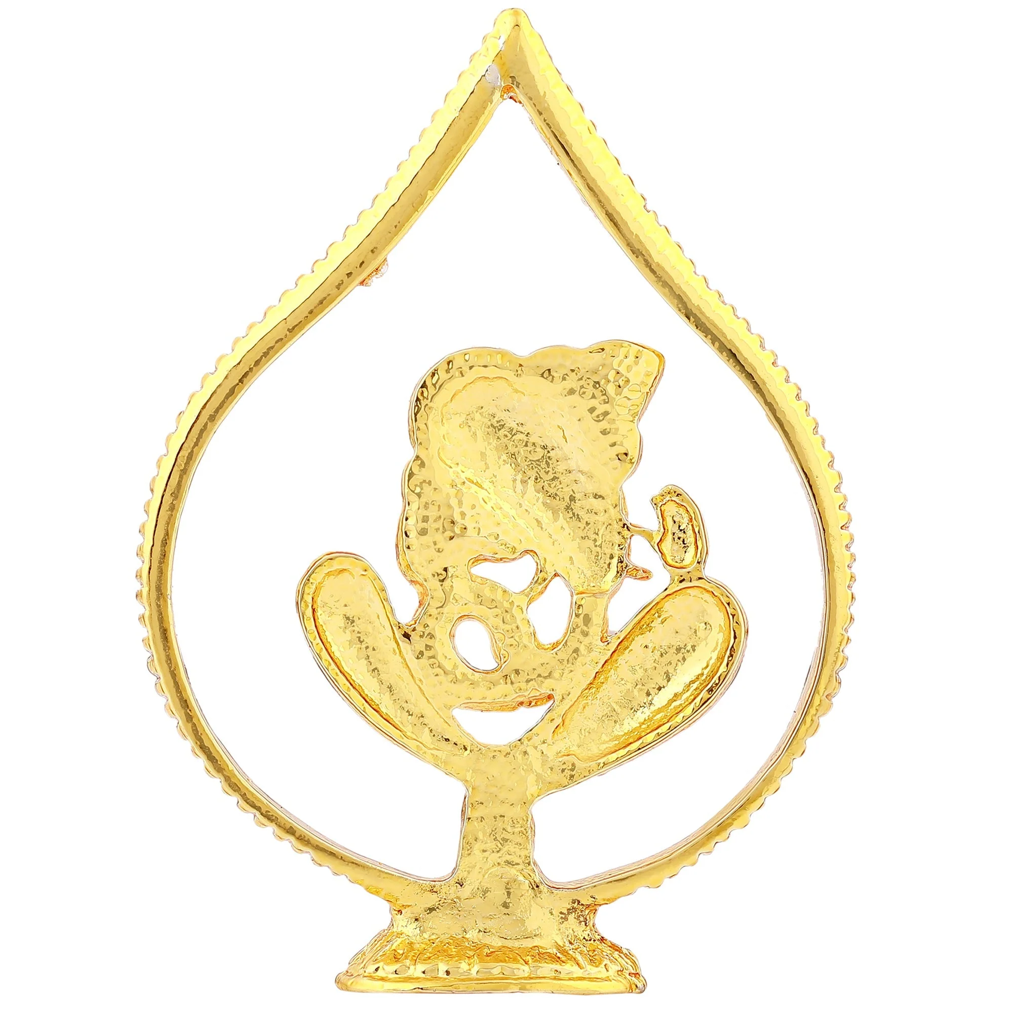 Estele Gold Plated Spiritual Lord Ganesh Idol For Gifts & House Warming/Home/Office Decors. - Image 4