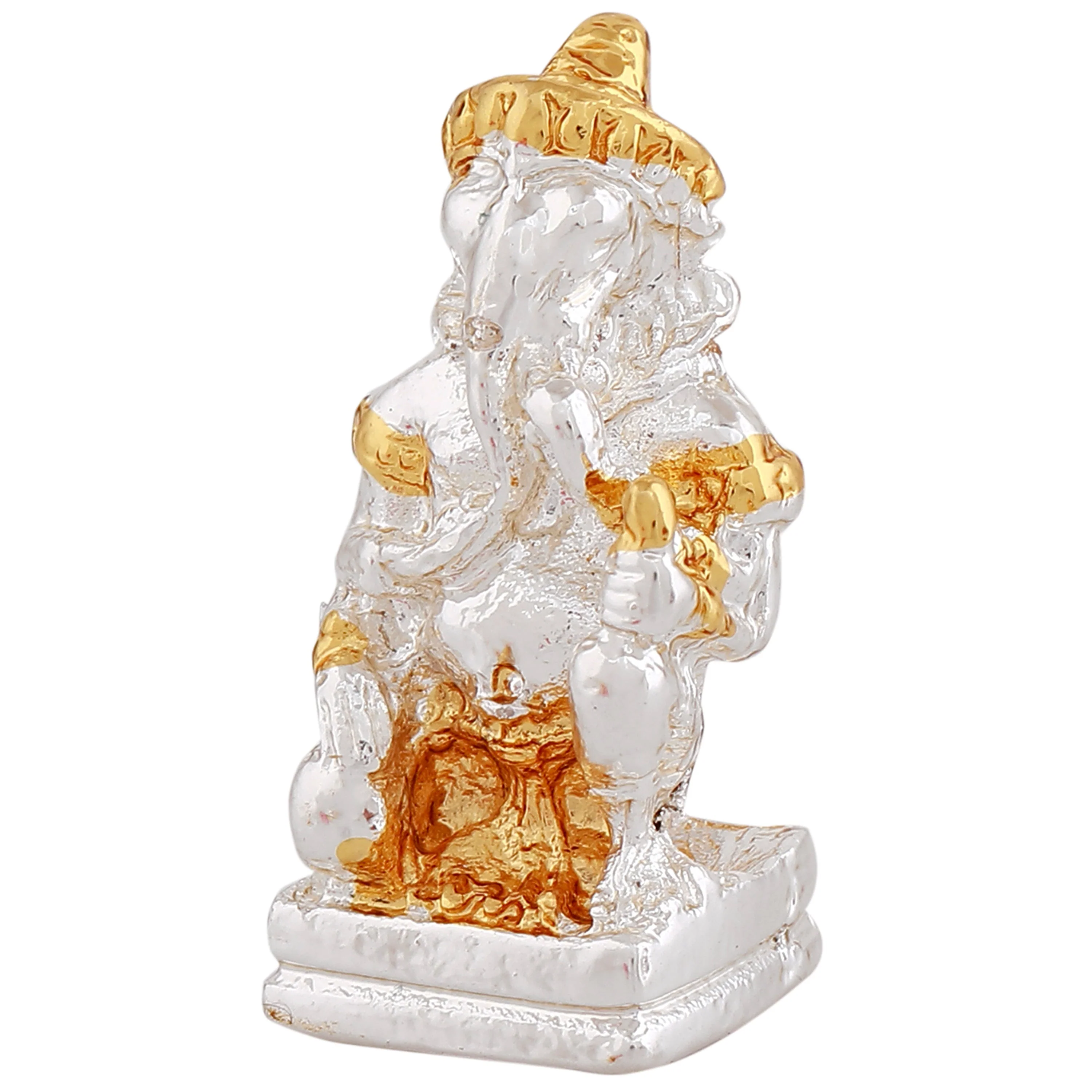 Estele Gold & Rhodium Plated Divine Ganesh Idol - Image 3
