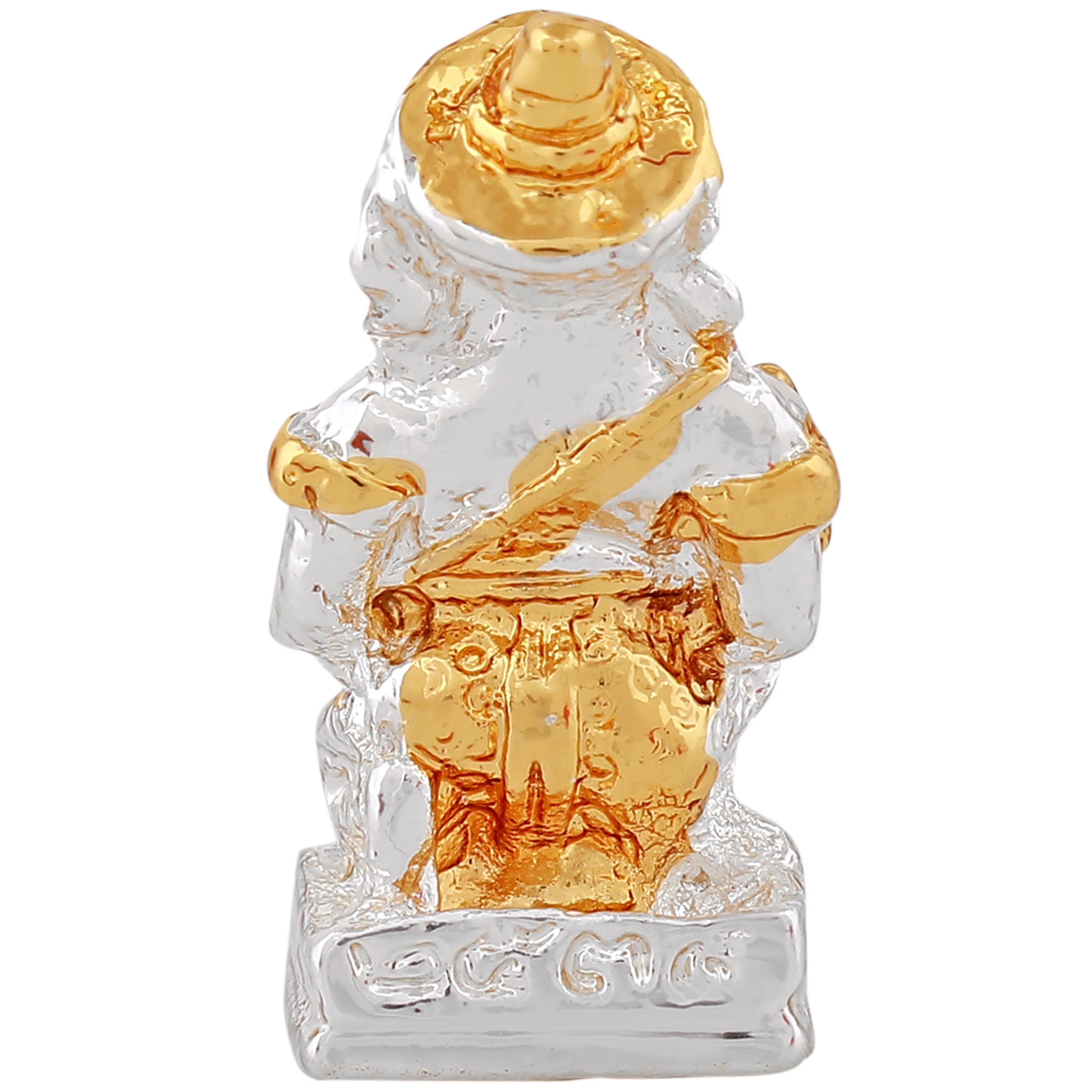 Estele Gold & Rhodium Plated Divine Ganesh Idol - Image 5