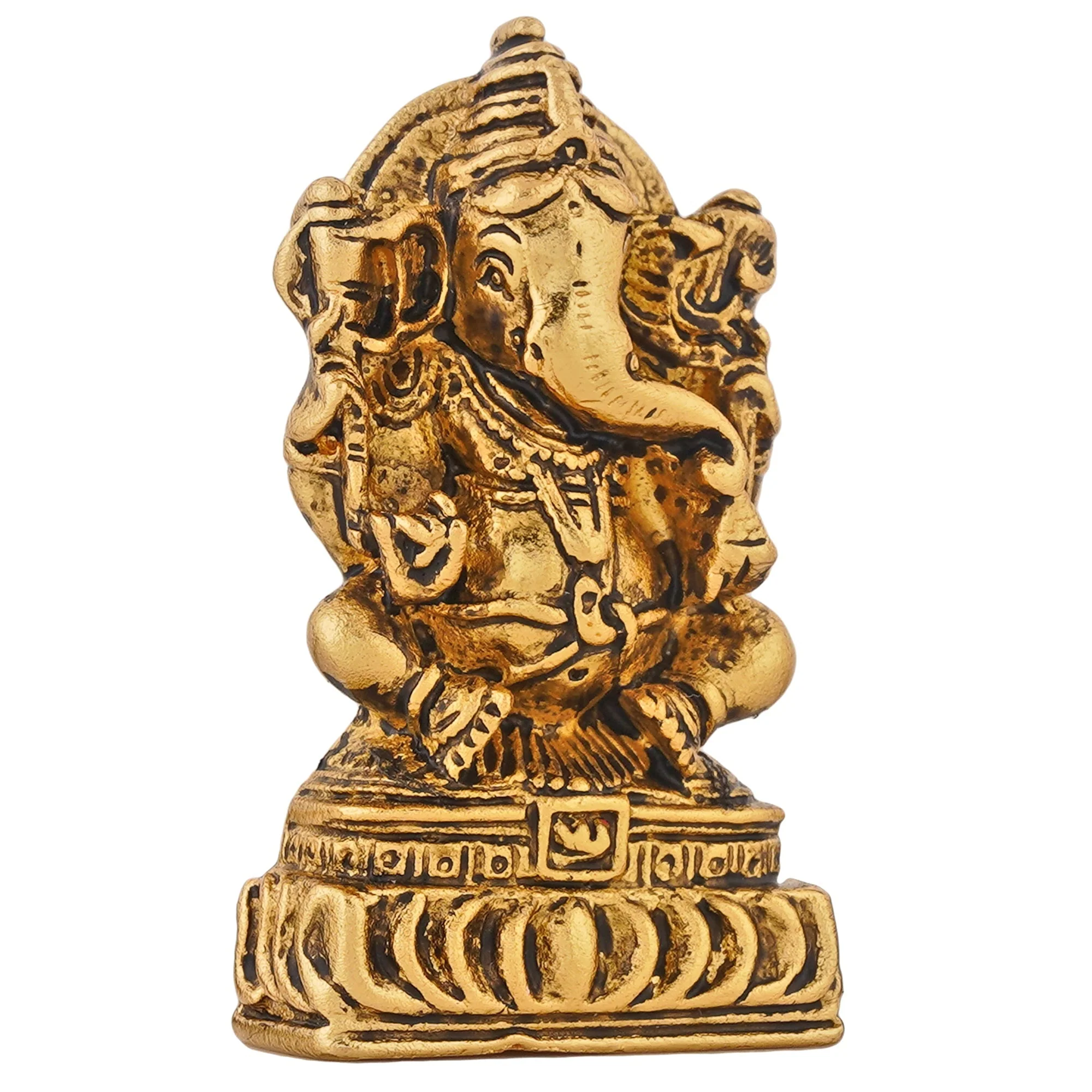 Estele Gold & Rhodium Plated Lord Ganesha Idol - Image 3