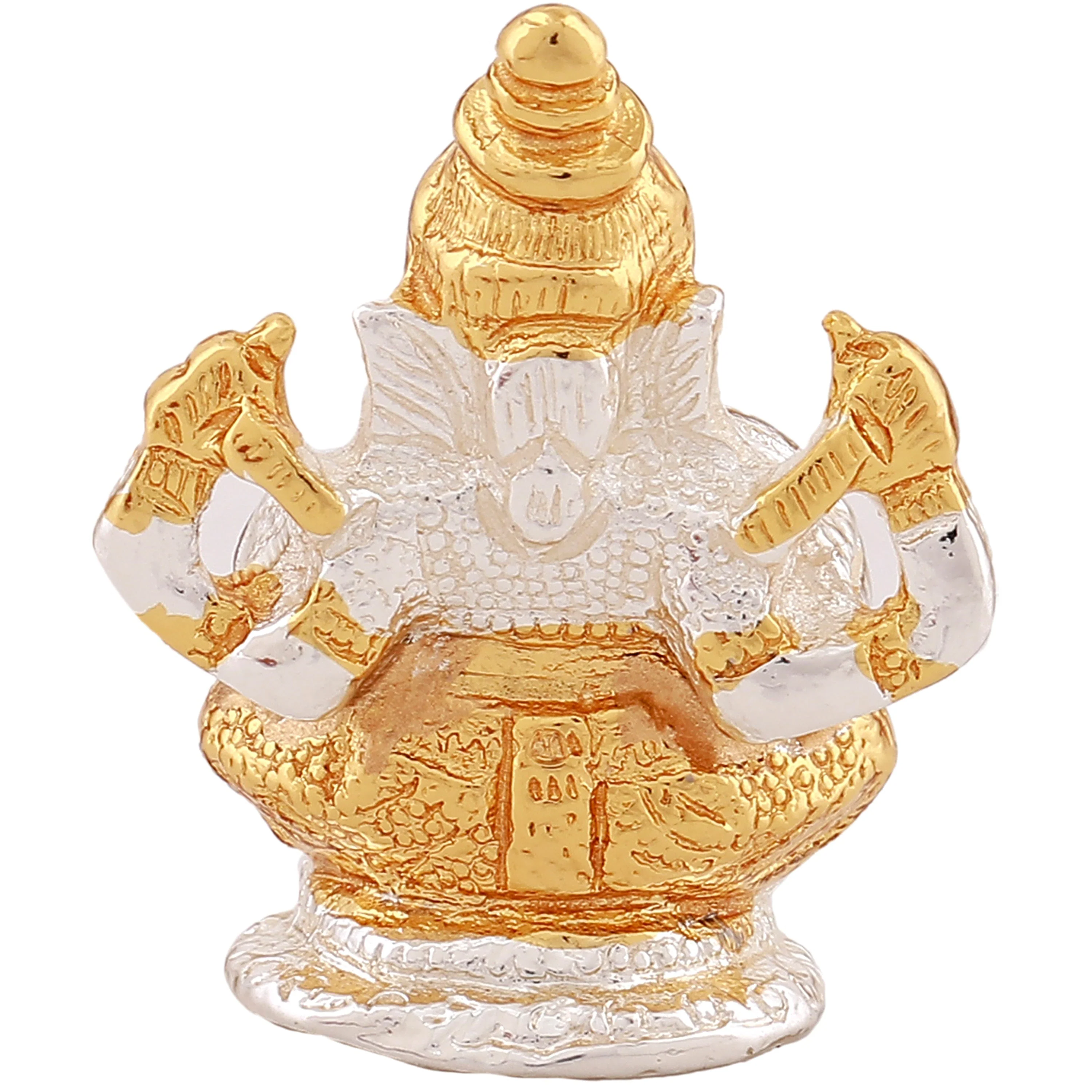 Estele Gold & Rhodium Plated Lord Ganesha Idol - Image 6