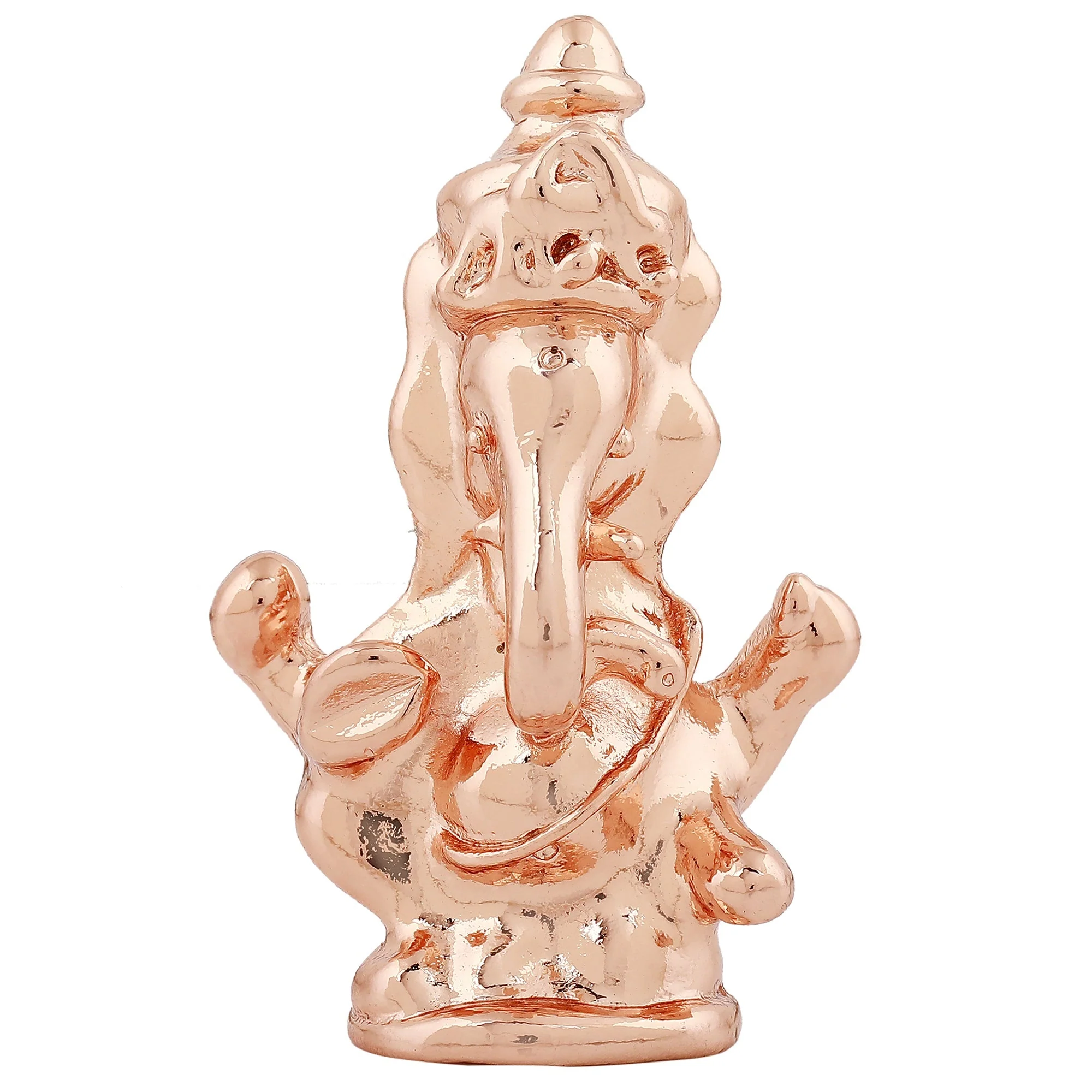 Estele Pink/Rosegold Plated Spiritual Lord Ganesh Idol For Gifts & House Warming/Home/Office Decors. - Image 2