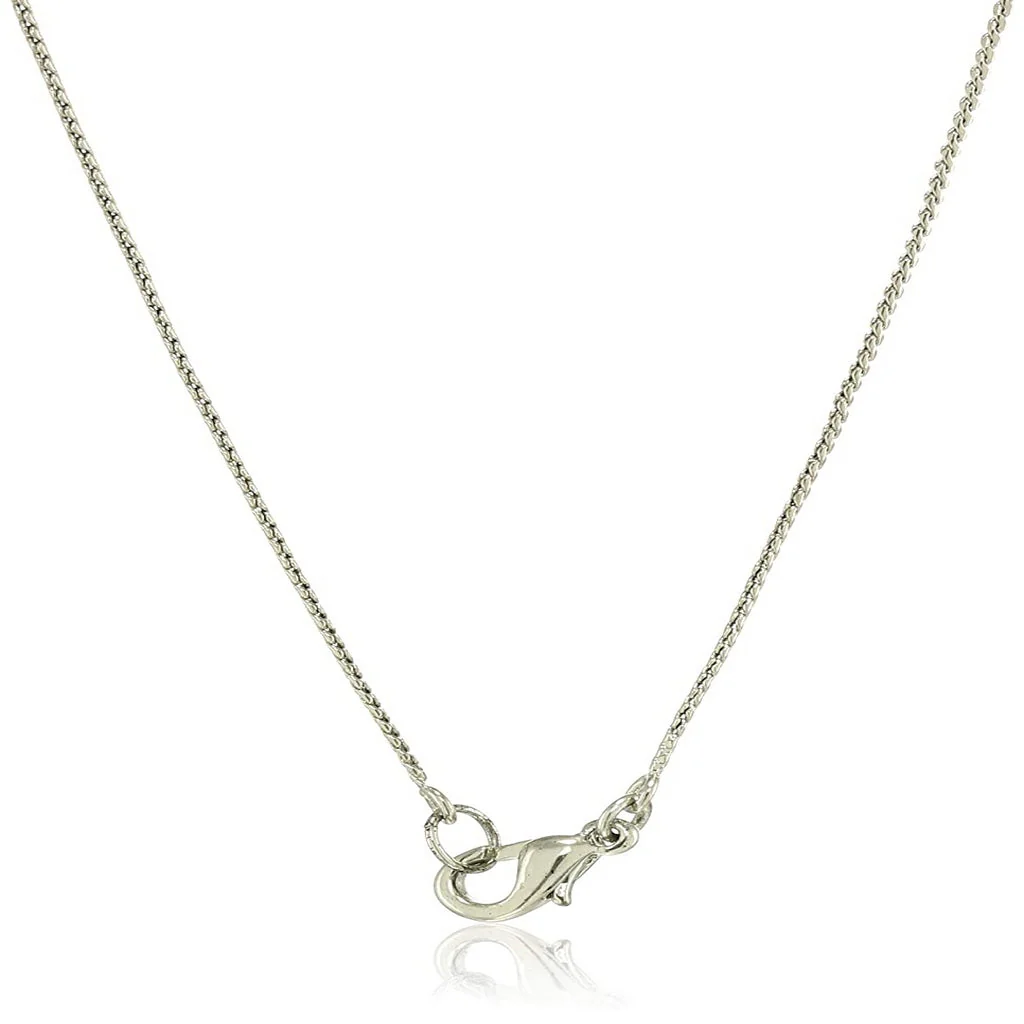 Estele Rhodium Plated Drop Designer Pendant With Crystals For Women - Image 5