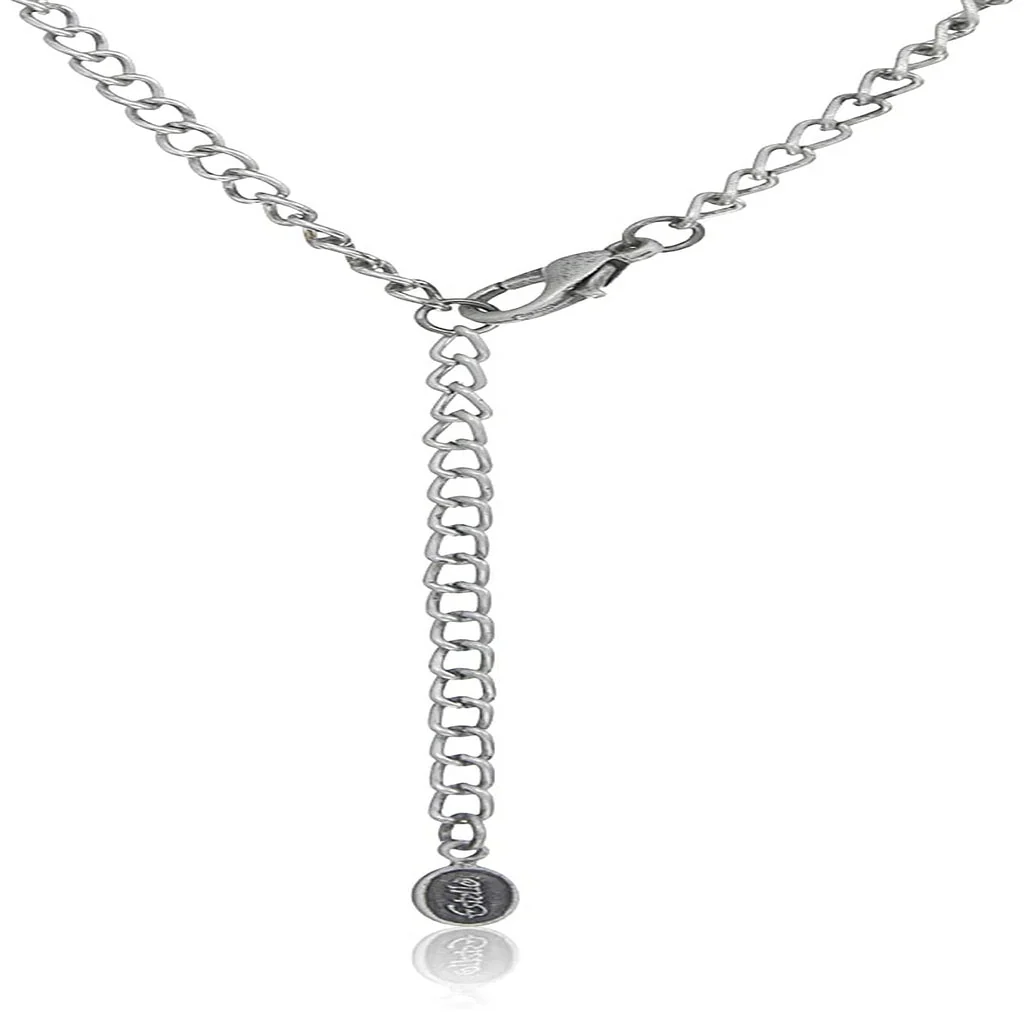 Estele Rhodium Plated Trendy Cz Diamond Designer Necklace Set For Women - Image 9