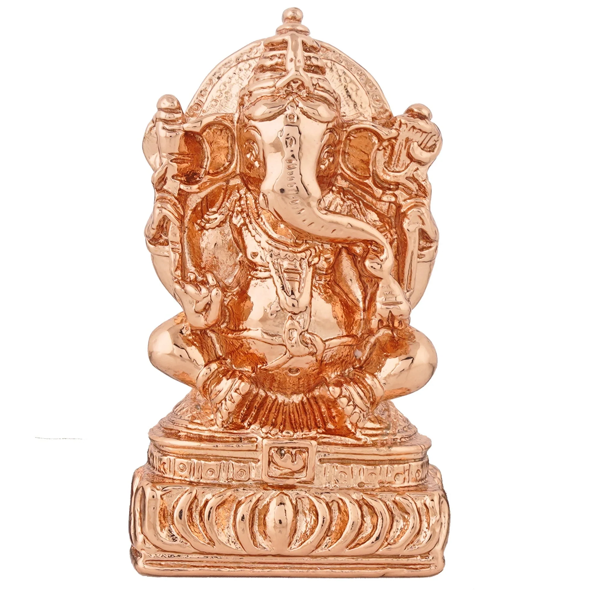 Estele Rose Gold Plated Lord Ganesha Idol - Image 2