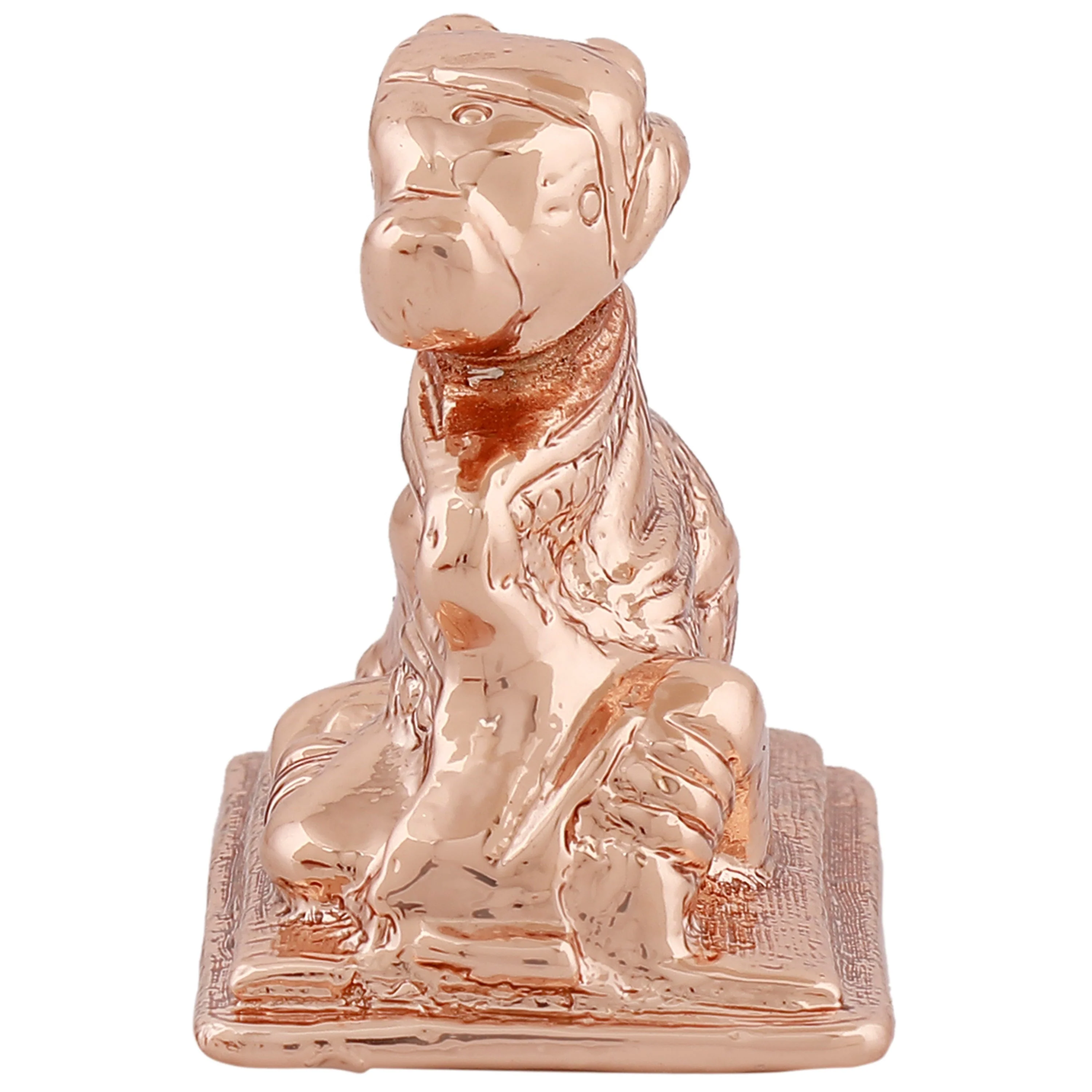 Estele Rose Gold Plated Lord Nandiswara Idol - Image 5