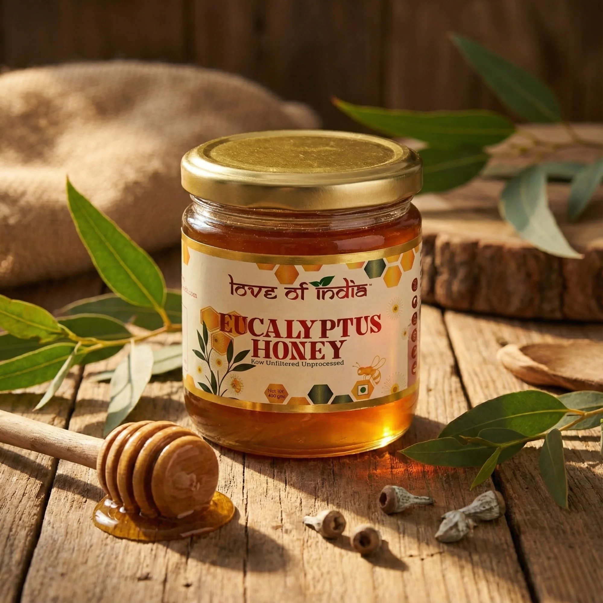 Eucalyptus Honey 400g | 100% Pure – Soothes Sore Throat & Supports Lungs - Image 13