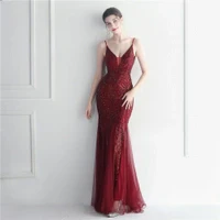 Evelyn Gauze Sequin Gown - Image 7