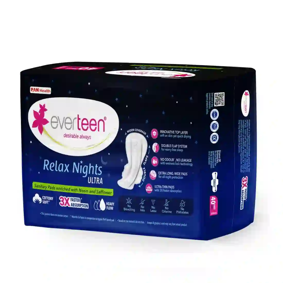 everteen 40 XXL Sanitary Pads and 30 Daily Panty Liners - Image 4