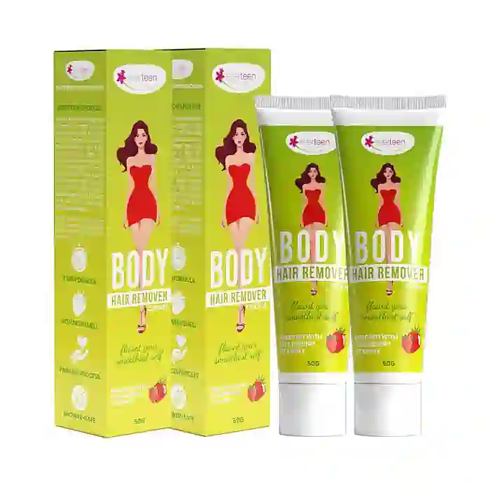 everteen Body Hair Remover Cream for Women enriched with Strawberry, Vitamin E, Almond Oil and Allantoin - 50g - Image 8