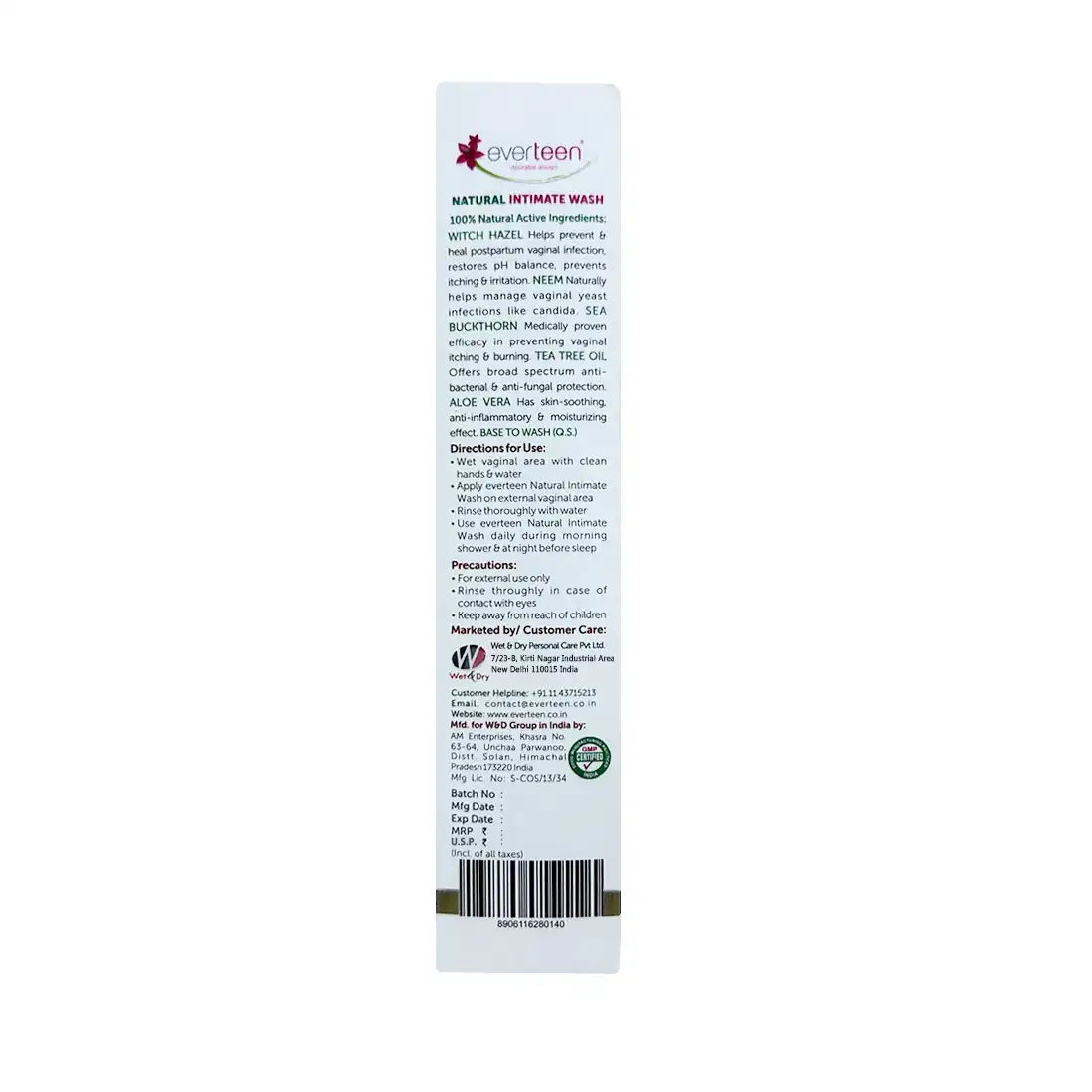 Everteen Combo: Bikini Line Hair Removal Creme Silky And Witch Hazel Intimate Wash For Moms - Image 4
