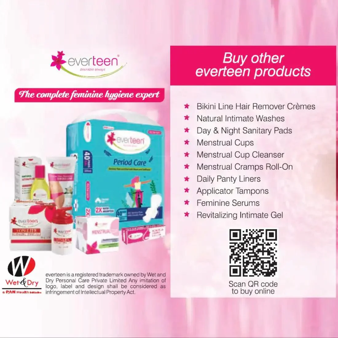 Everteen Daily Panty Liners For Vaginal Discharge And Urinary Incontinence In Women - Image 5
